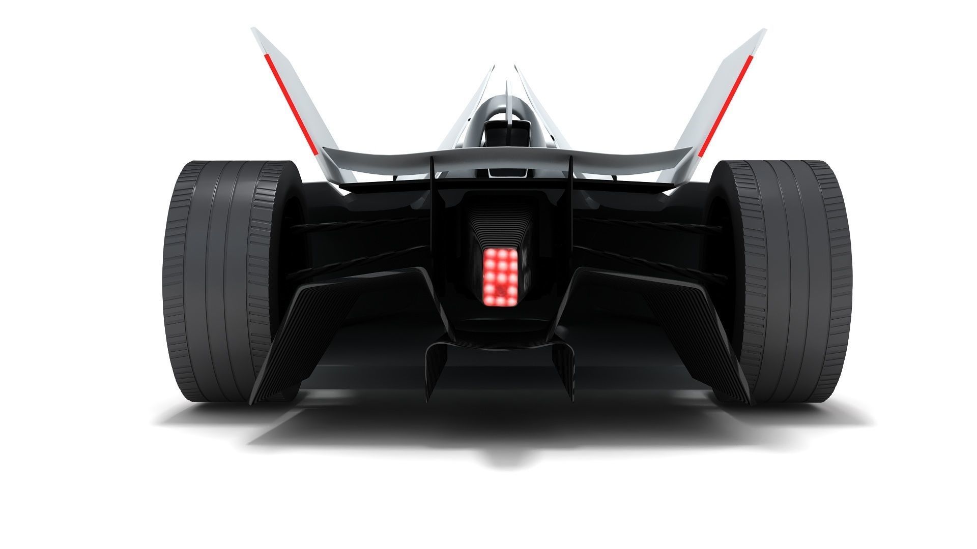 Gen3 Formula E Race Car Season 2022 - 2023 white 3D model_7