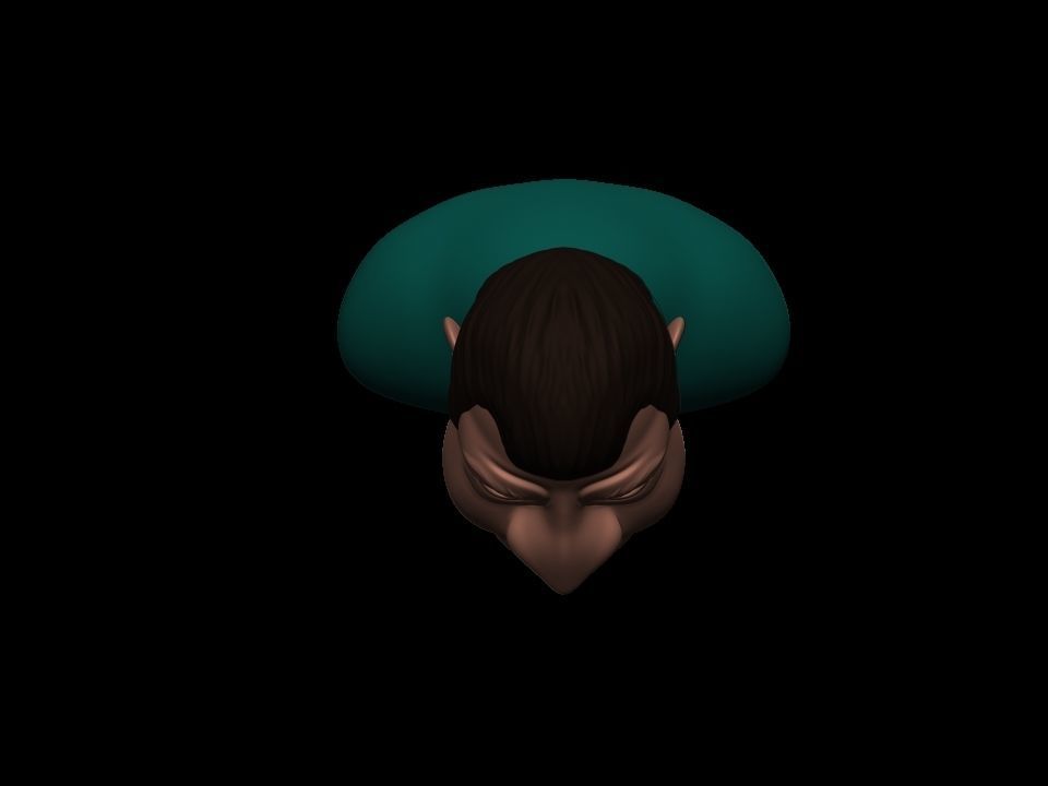 Cartoon character 3D print model_18