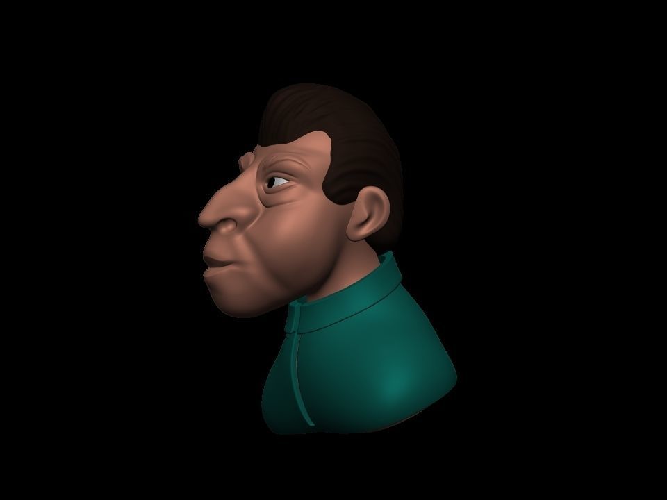 Cartoon character 3D print model_32
