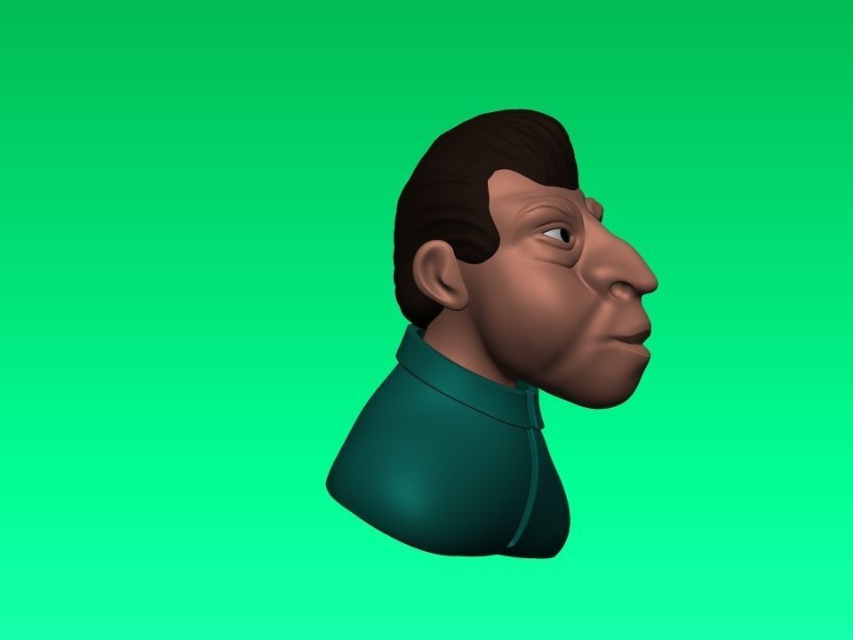 Cartoon character 3D print model_8