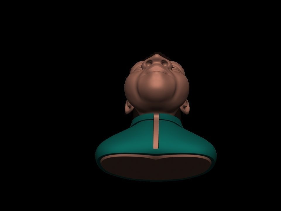 Cartoon character 3D print model_25
