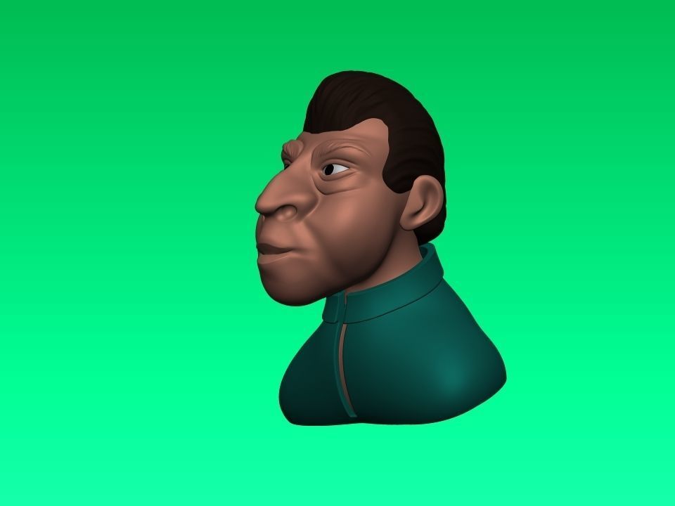 Cartoon character 3D print model_29