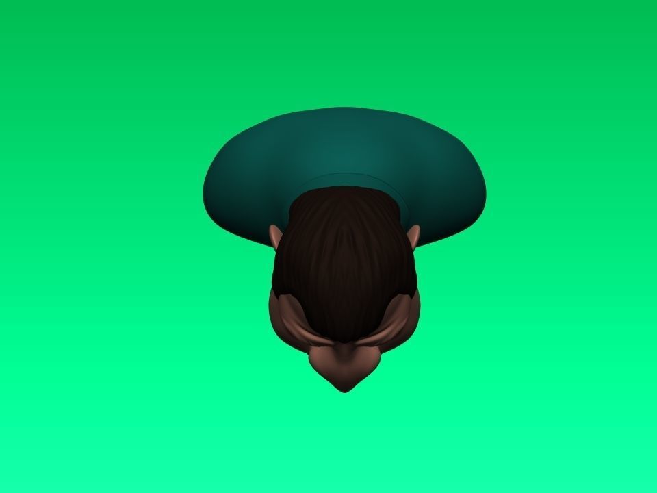 Cartoon character 3D print model_19