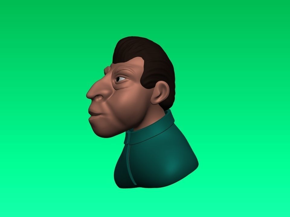 Cartoon character 3D print model_31