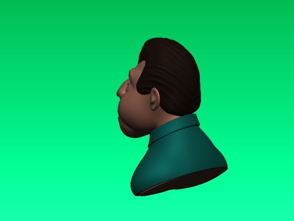 Cartoon character 3D print model_2