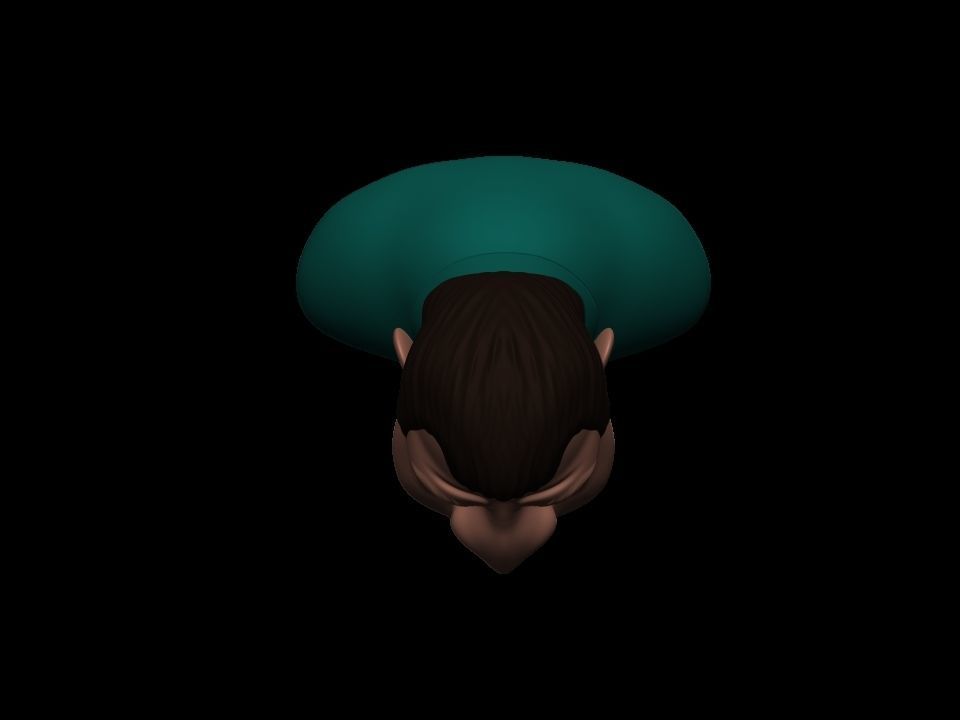 Cartoon character 3D print model_20