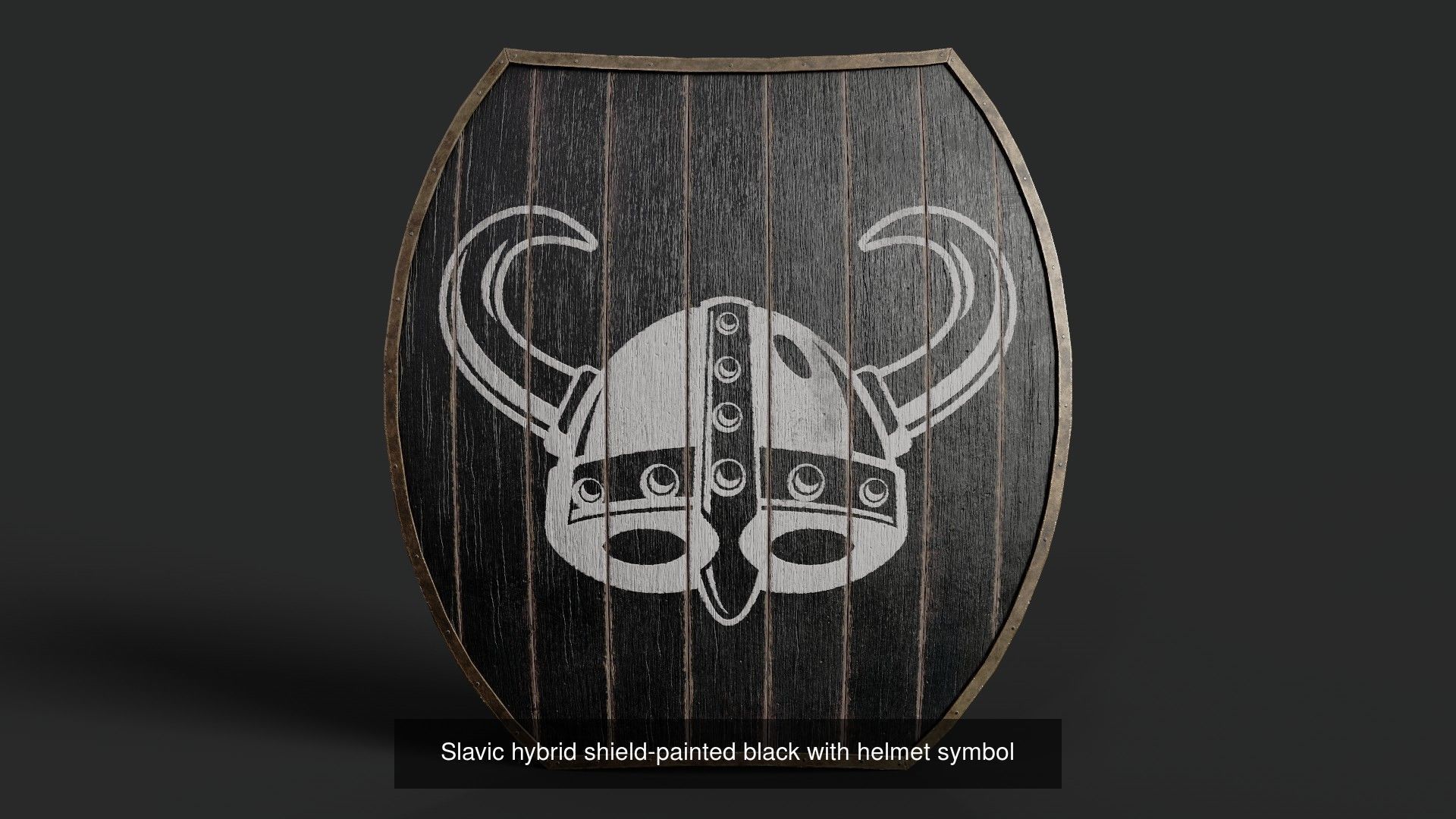 Slavic hybrid shields 40 pieces 3D Model Collection_47