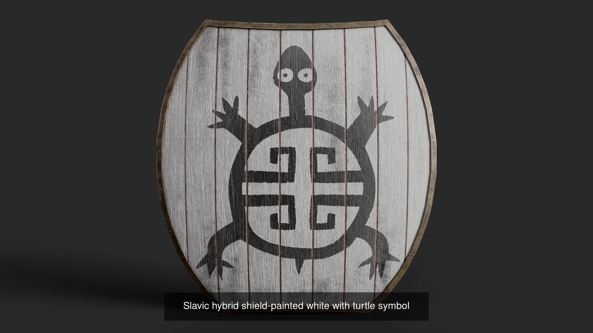 Slavic hybrid shields 40 pieces 3D Model Collection_43