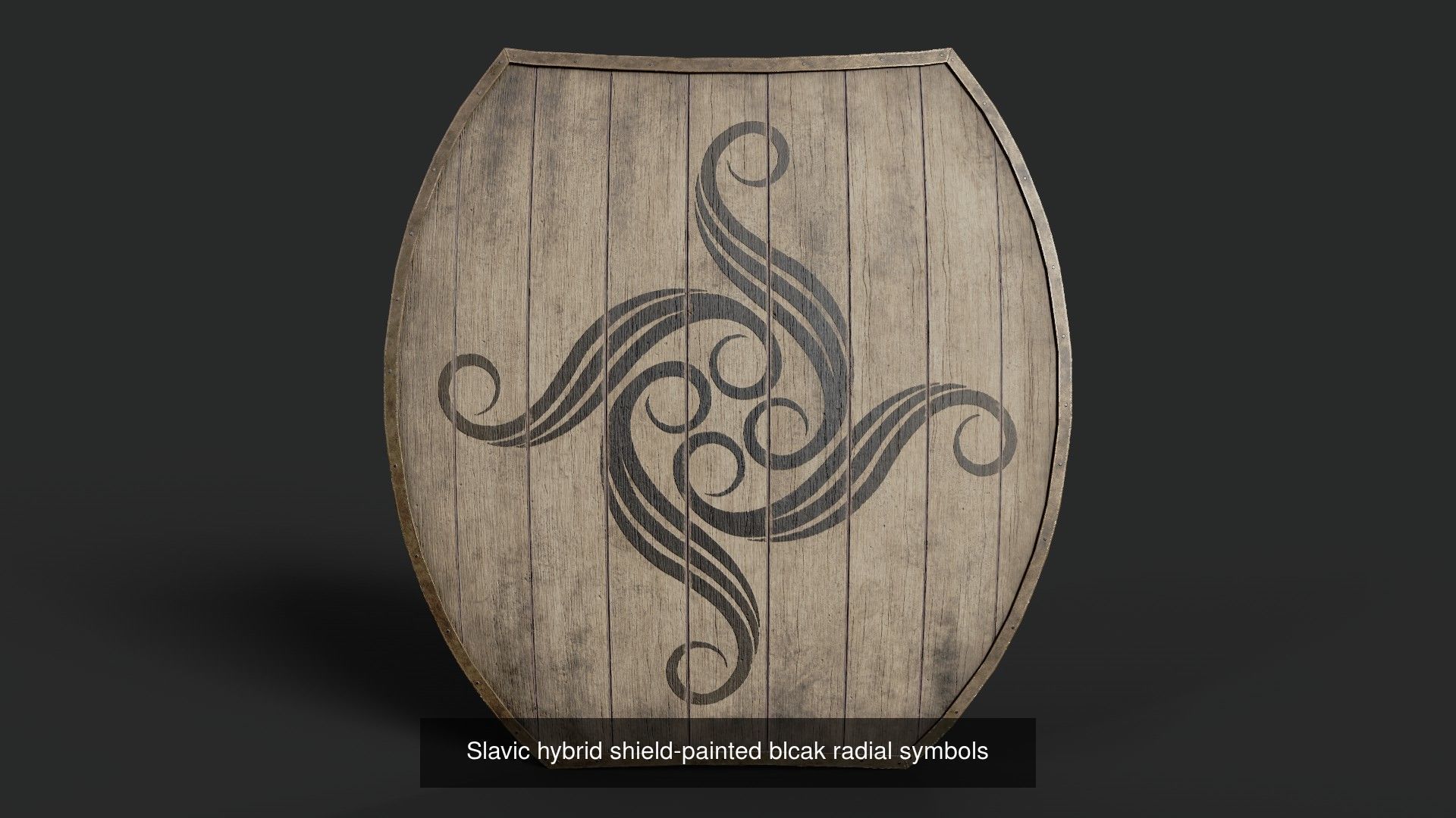 Slavic hybrid shields 40 pieces 3D Model Collection_22