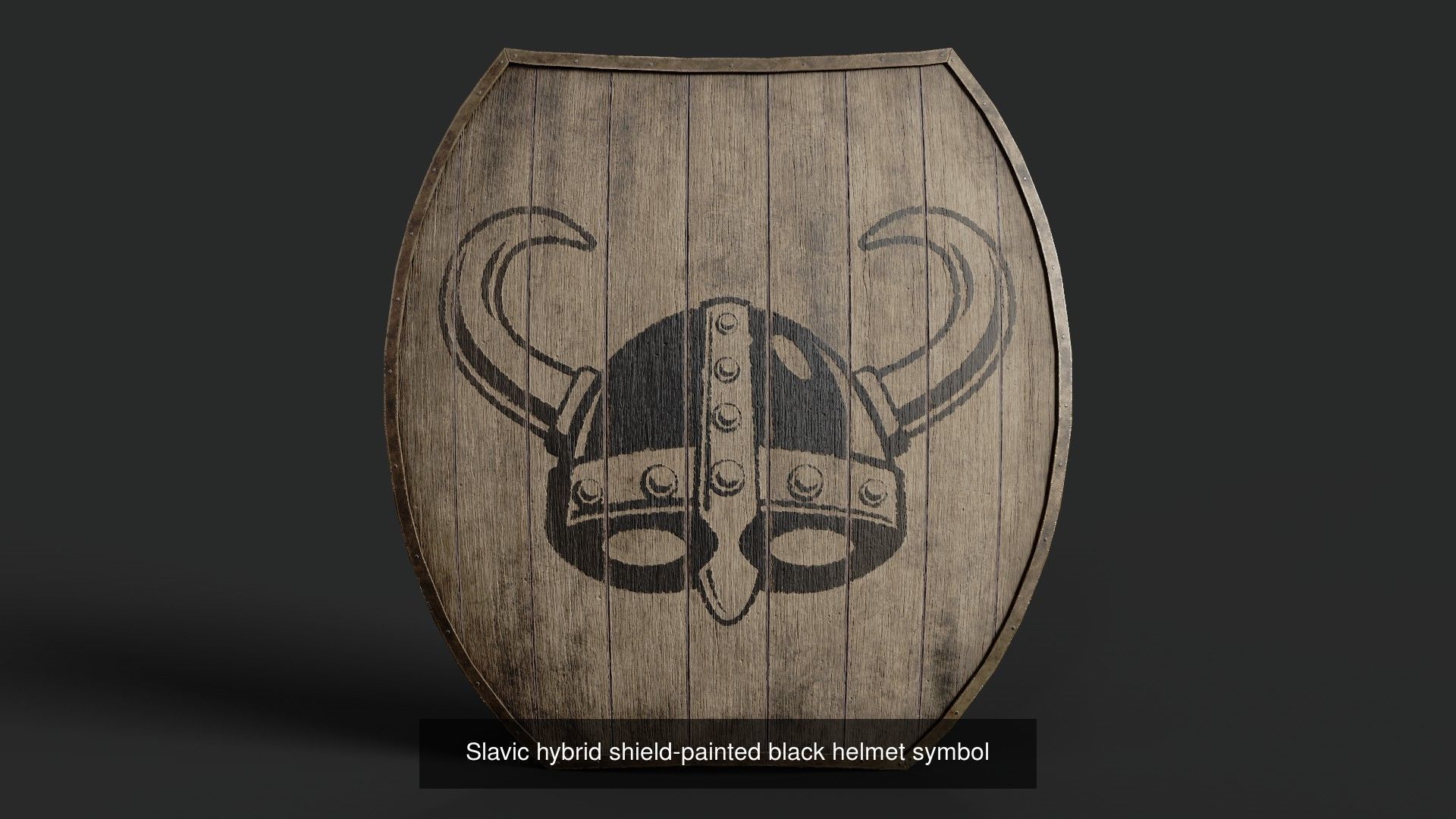 Slavic hybrid shields 40 pieces 3D Model Collection_28