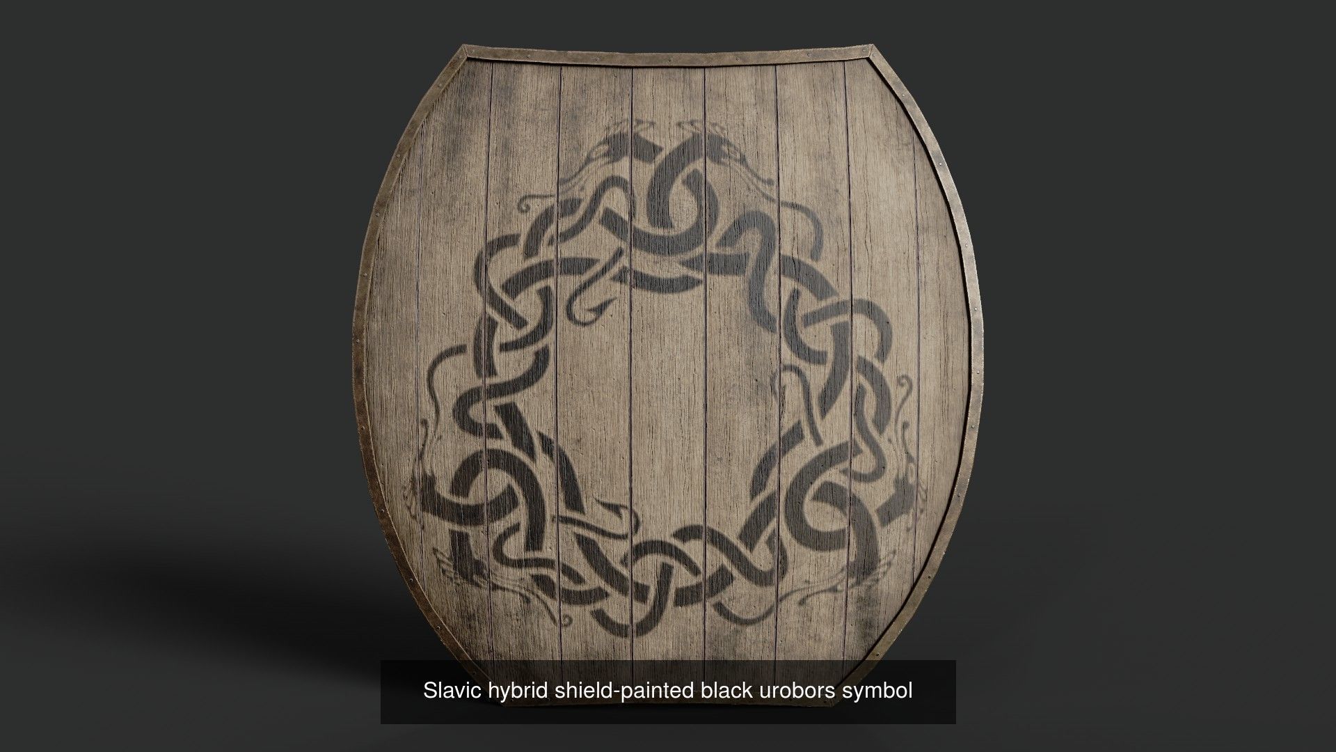 Slavic hybrid shields 40 pieces 3D Model Collection_20