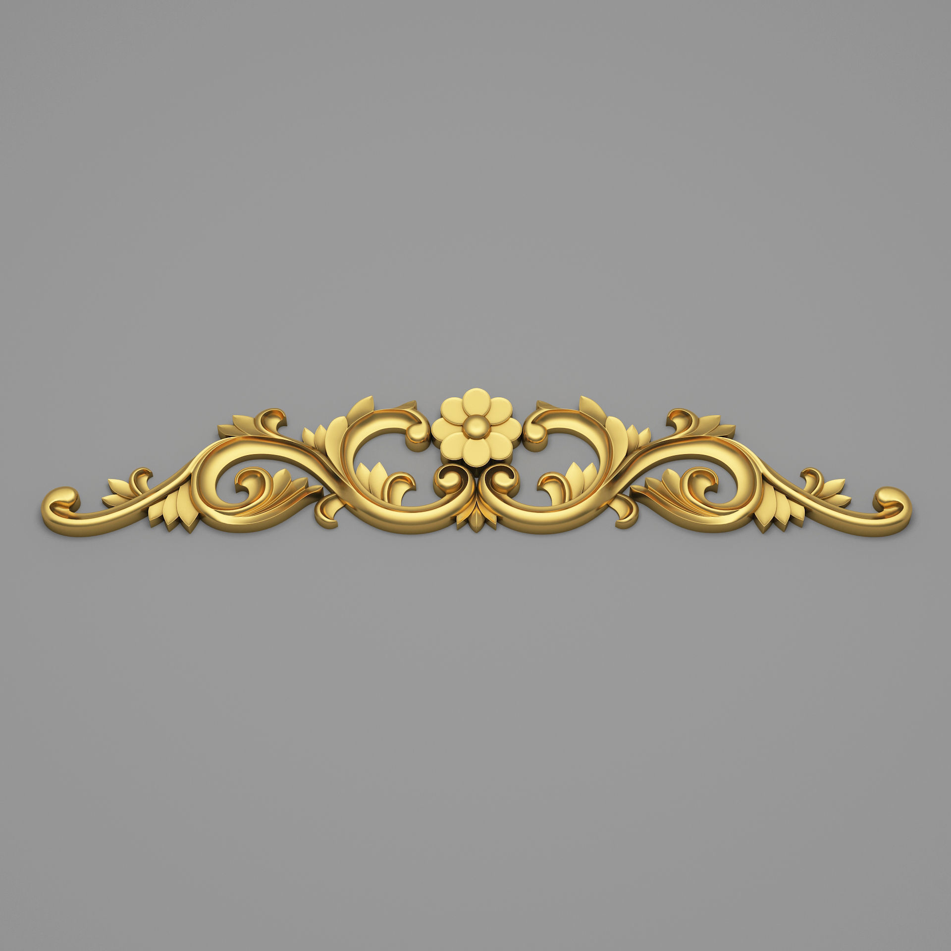 Classic Carved 012 3D model_2