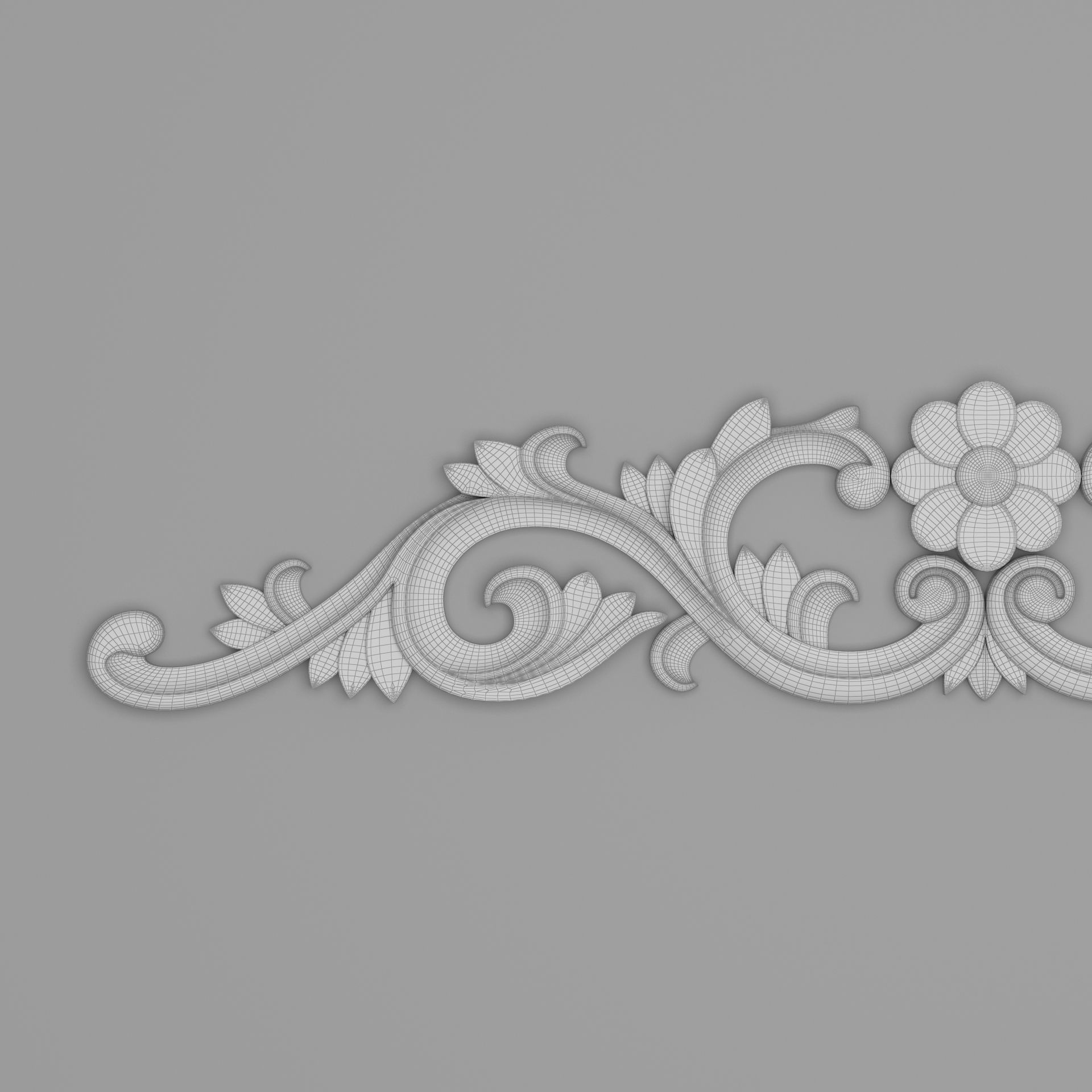 Classic Carved 012 3D model_8