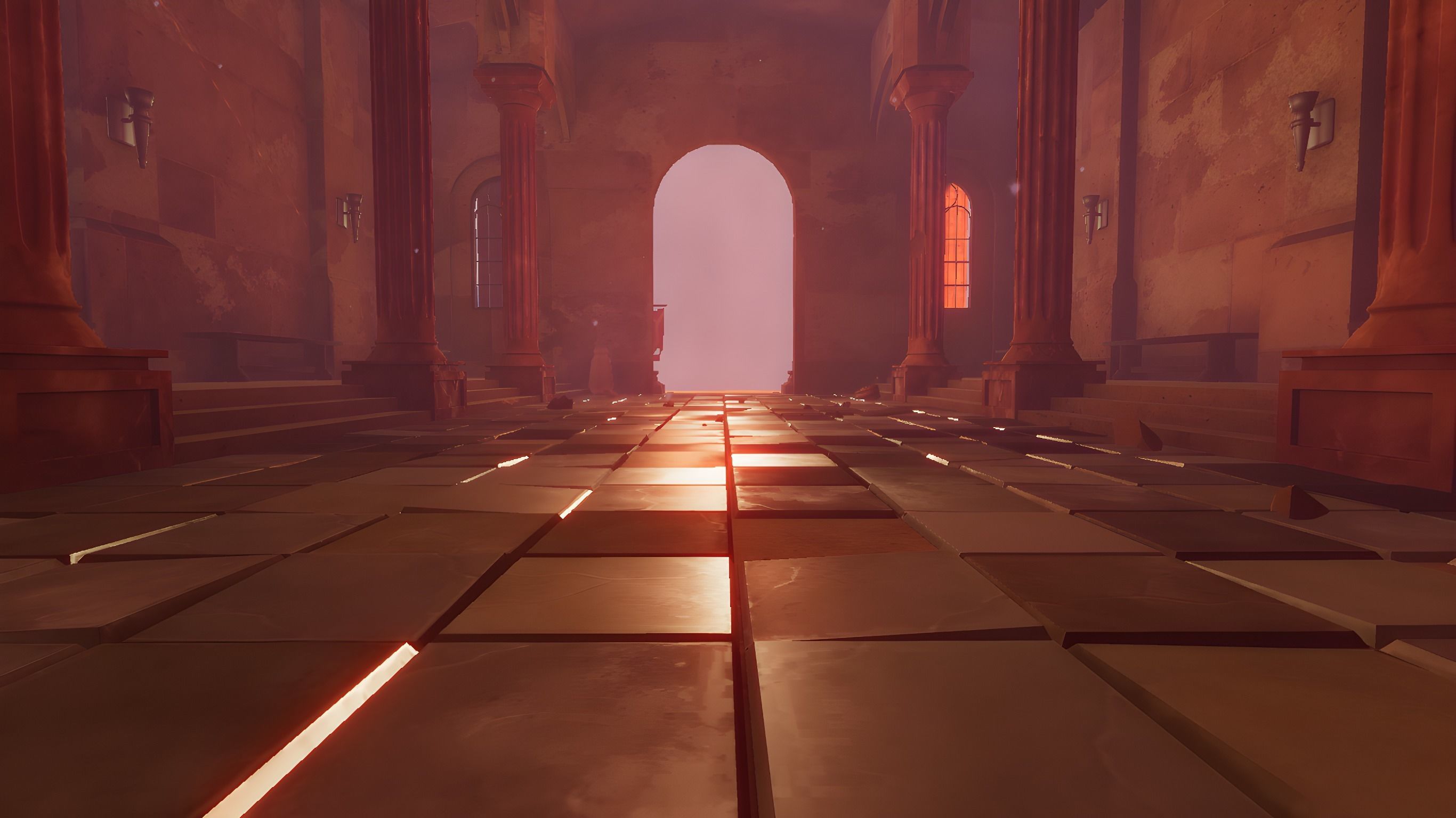 Ancient Temple Low-poly 3D model_37