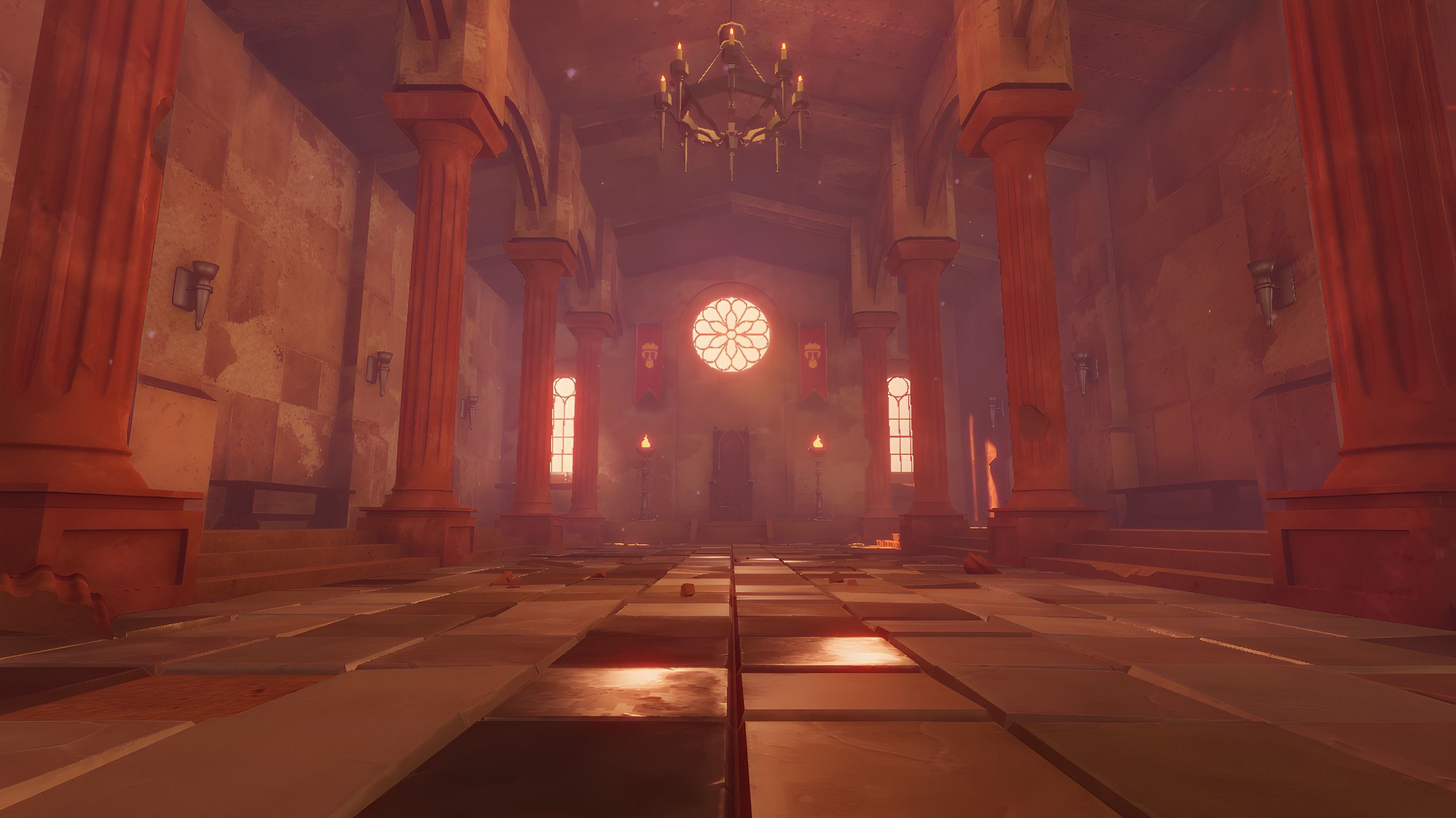 Ancient Temple Low-poly 3D model_36