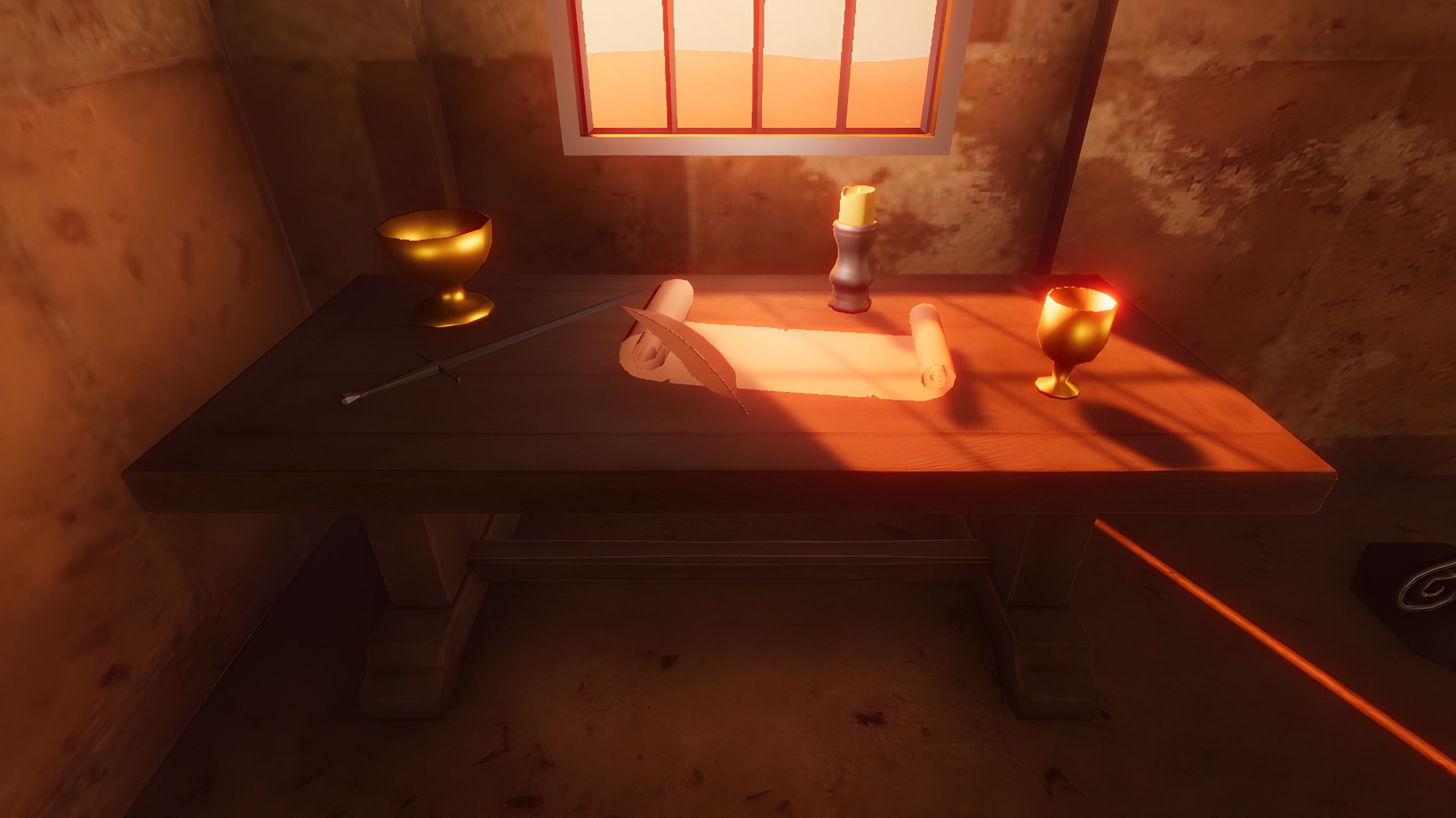 Ancient Temple Low-poly 3D model_13