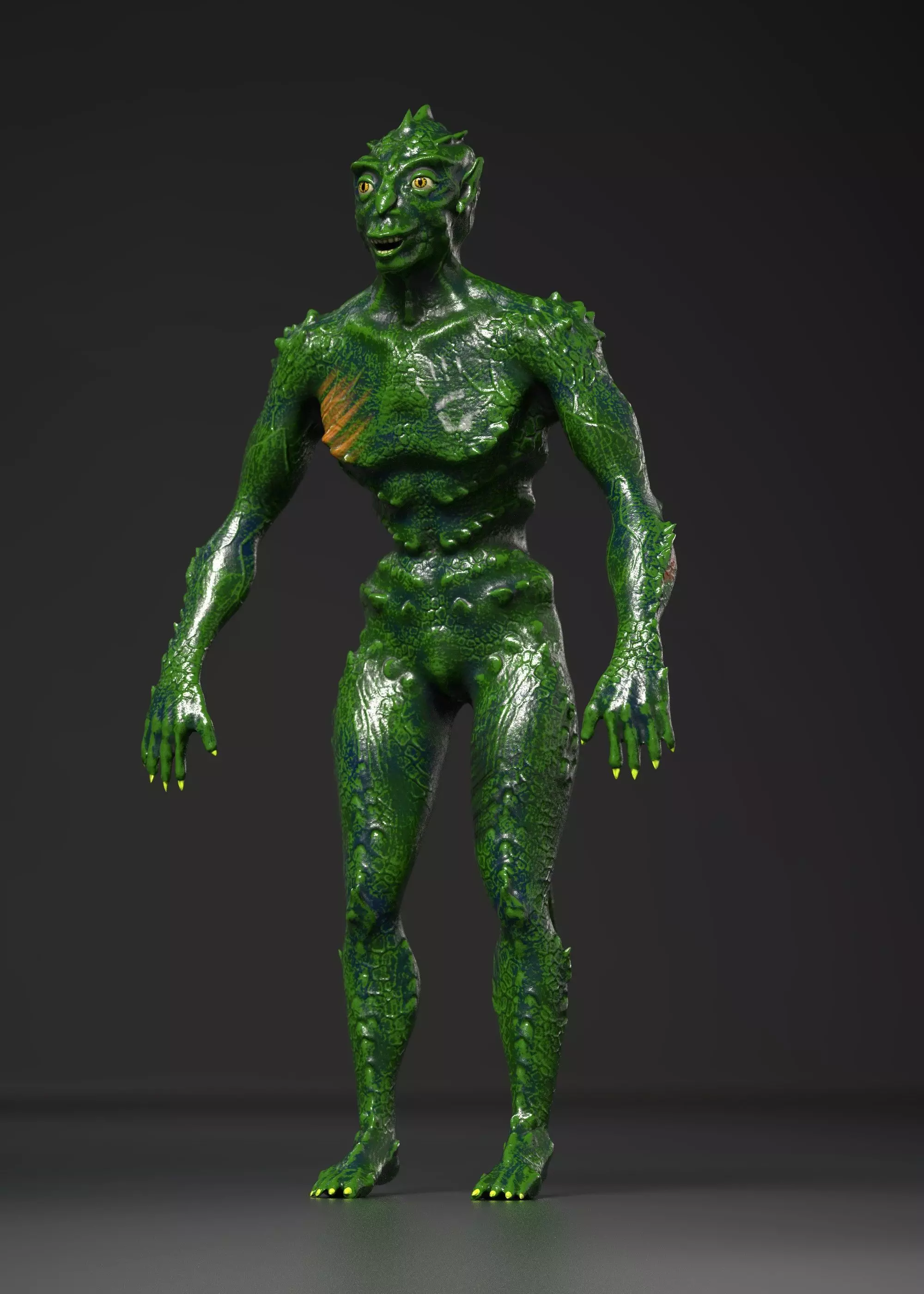 DRAGON Low-poly 3D model_0