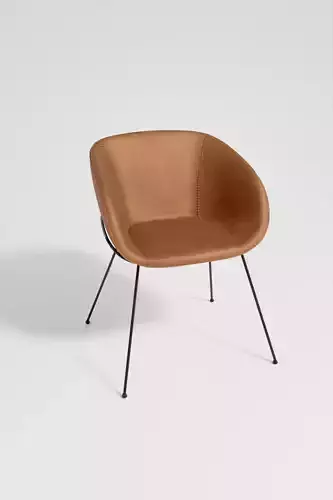 Modern leather chair Zuiver FESTON 3D model