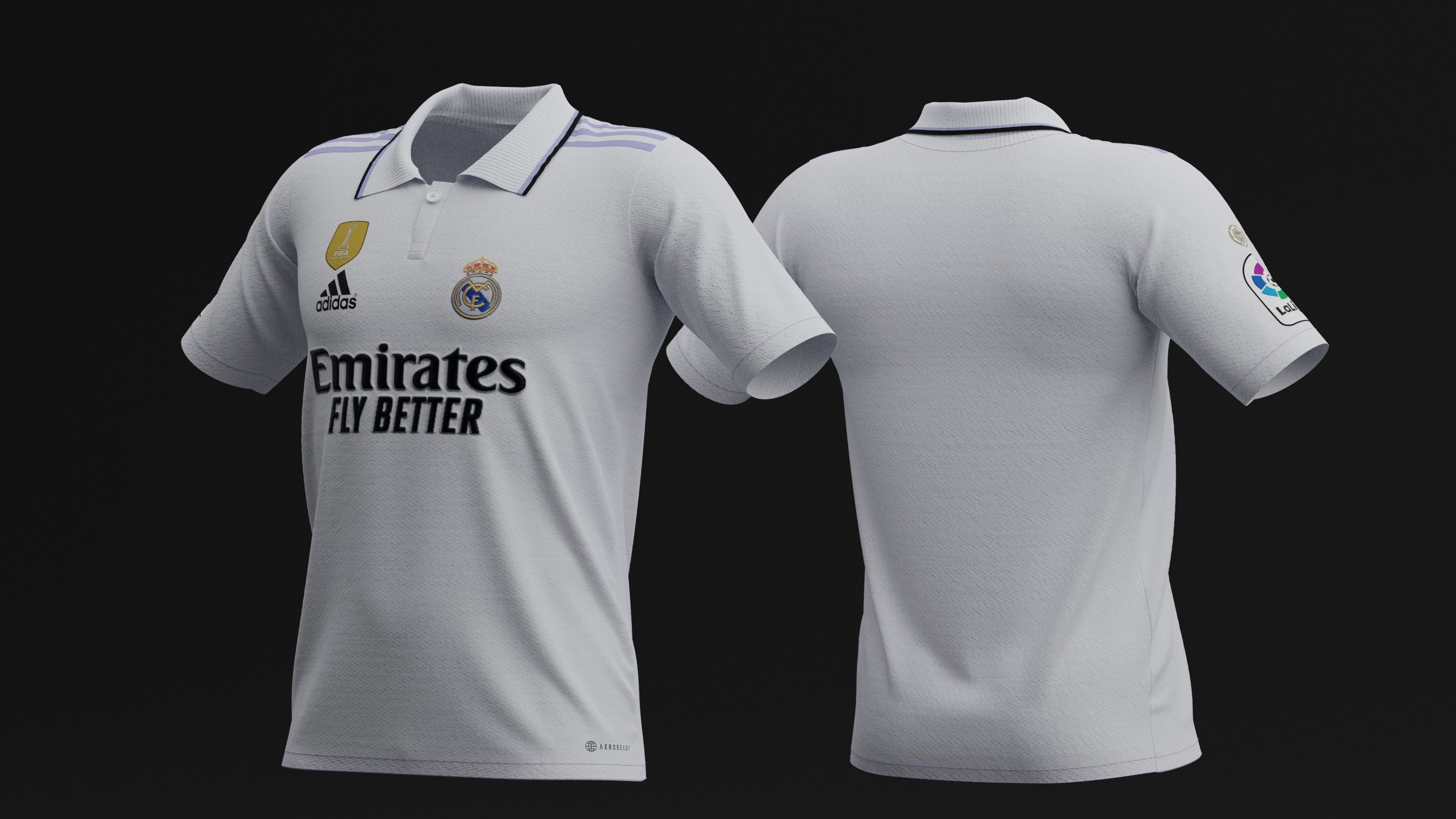 Maillots de football version joueur - Kits BENZEMA, RODRIGO