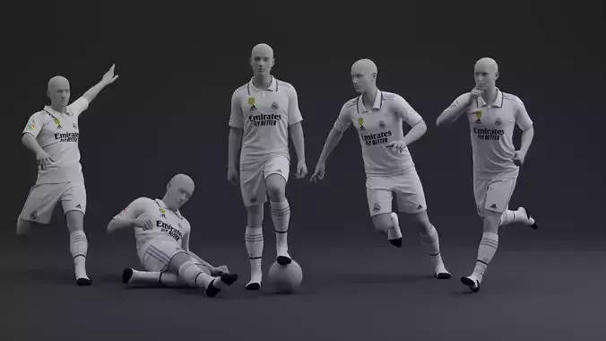 Real Madrid 2022 2023 Home Jersey 3D model