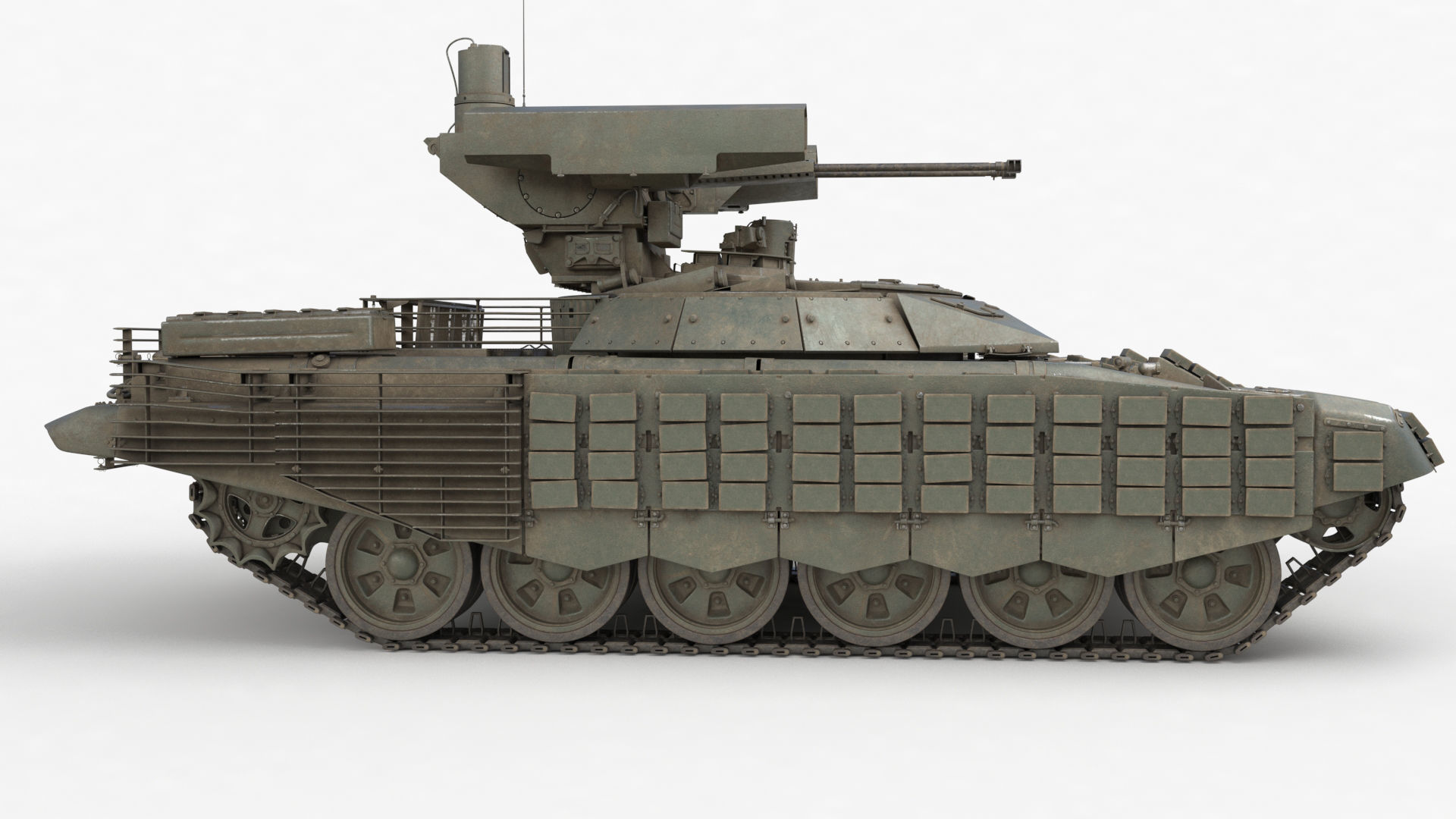 Tank Terminator BMPT 72 War 3D model_50