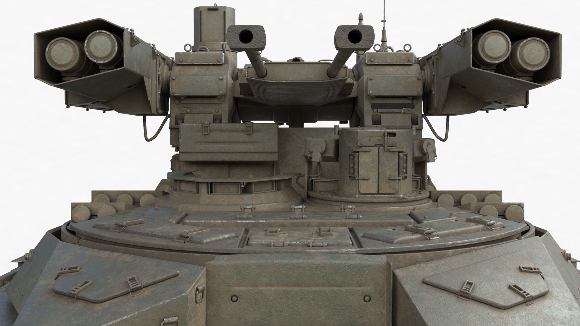 Tank Terminator BMPT 72 War 3D model_32