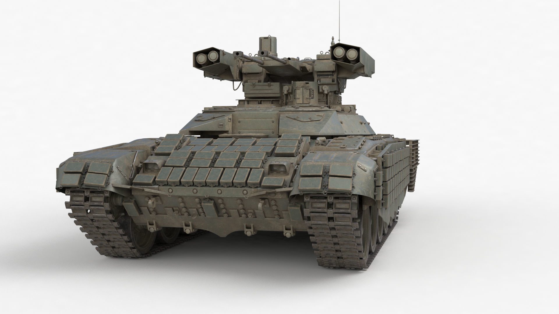 Tank Terminator BMPT 72 War 3D model_41