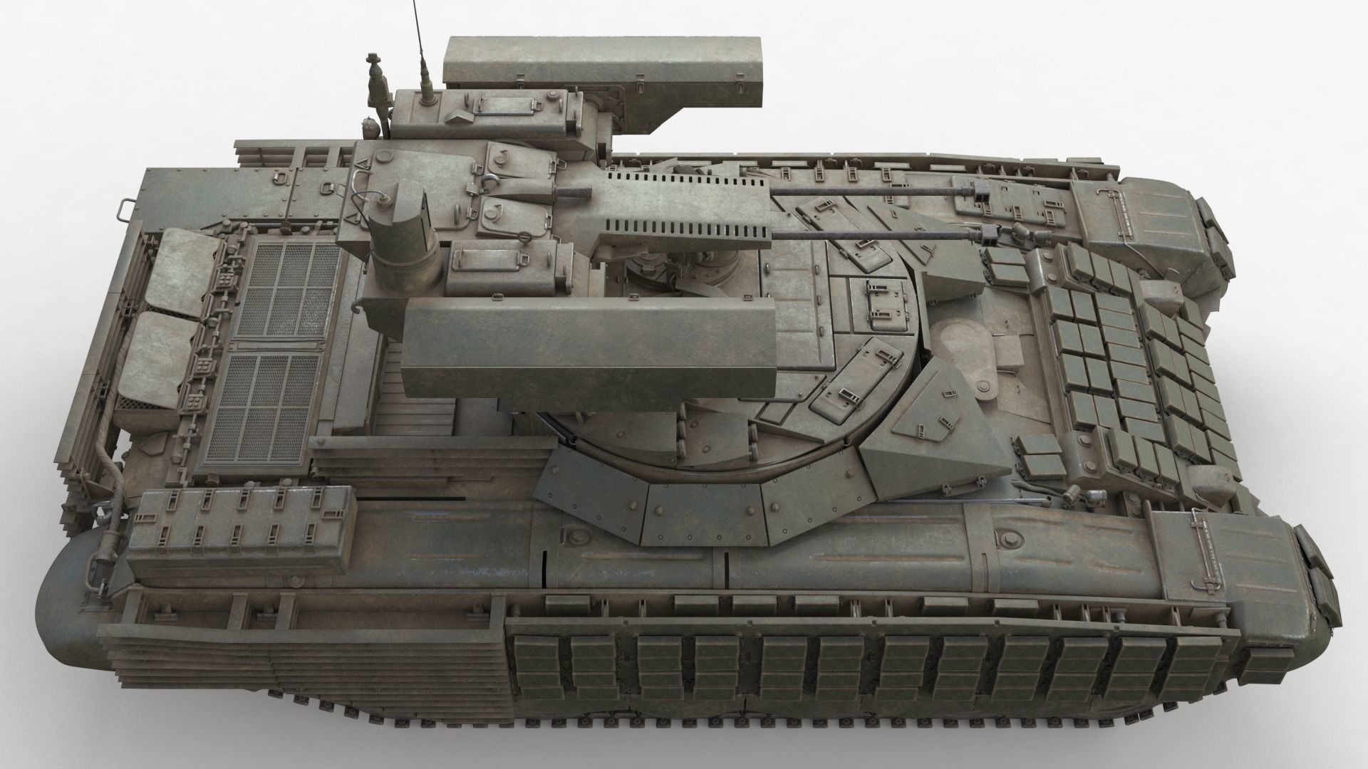 Tank Terminator BMPT 72 War 3D model_27