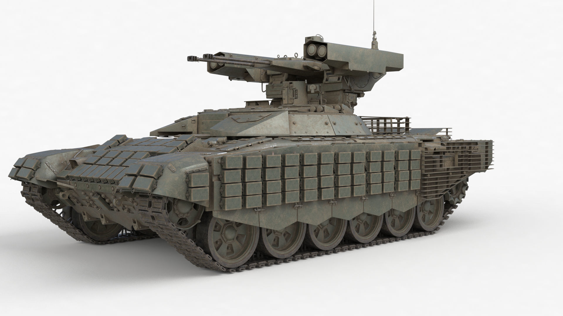 Tank Terminator BMPT 72 War 3D model_73