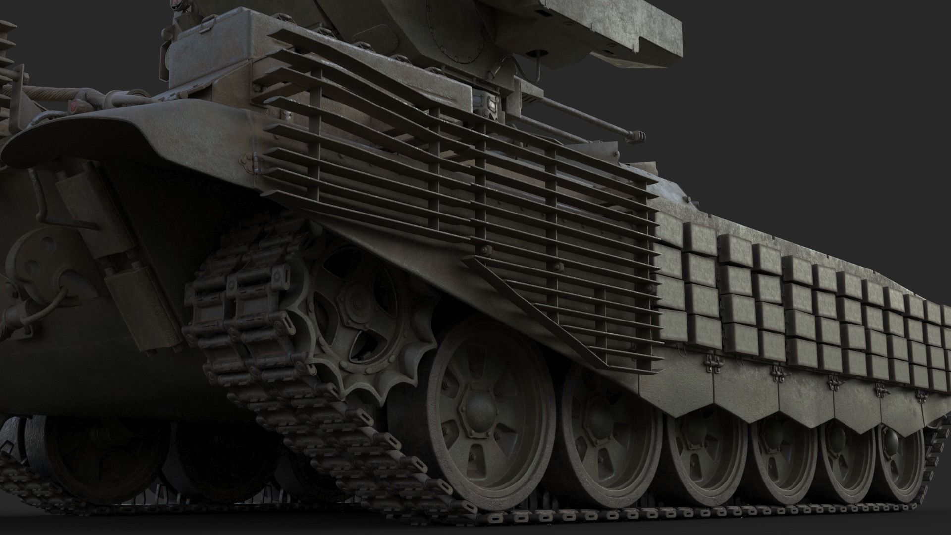 Tank Terminator BMPT 72 War 3D model_21