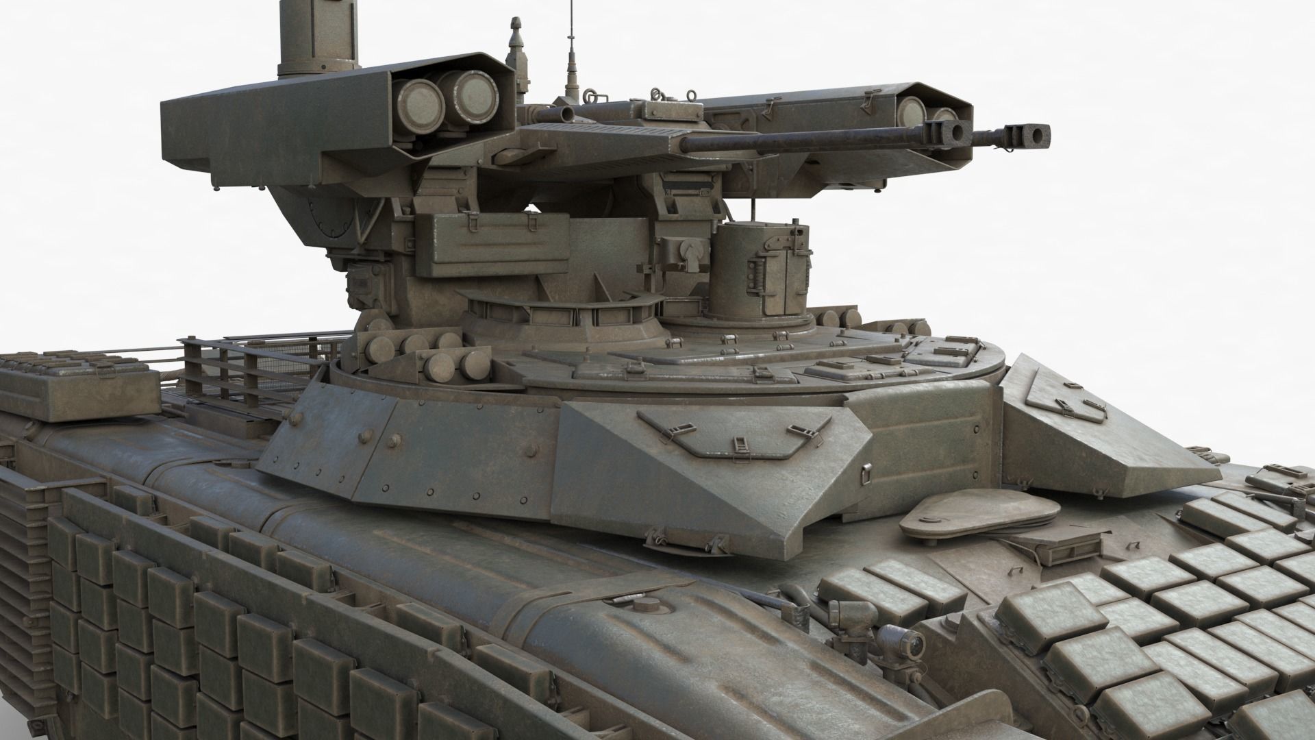 Tank Terminator BMPT 72 War 3D model_31