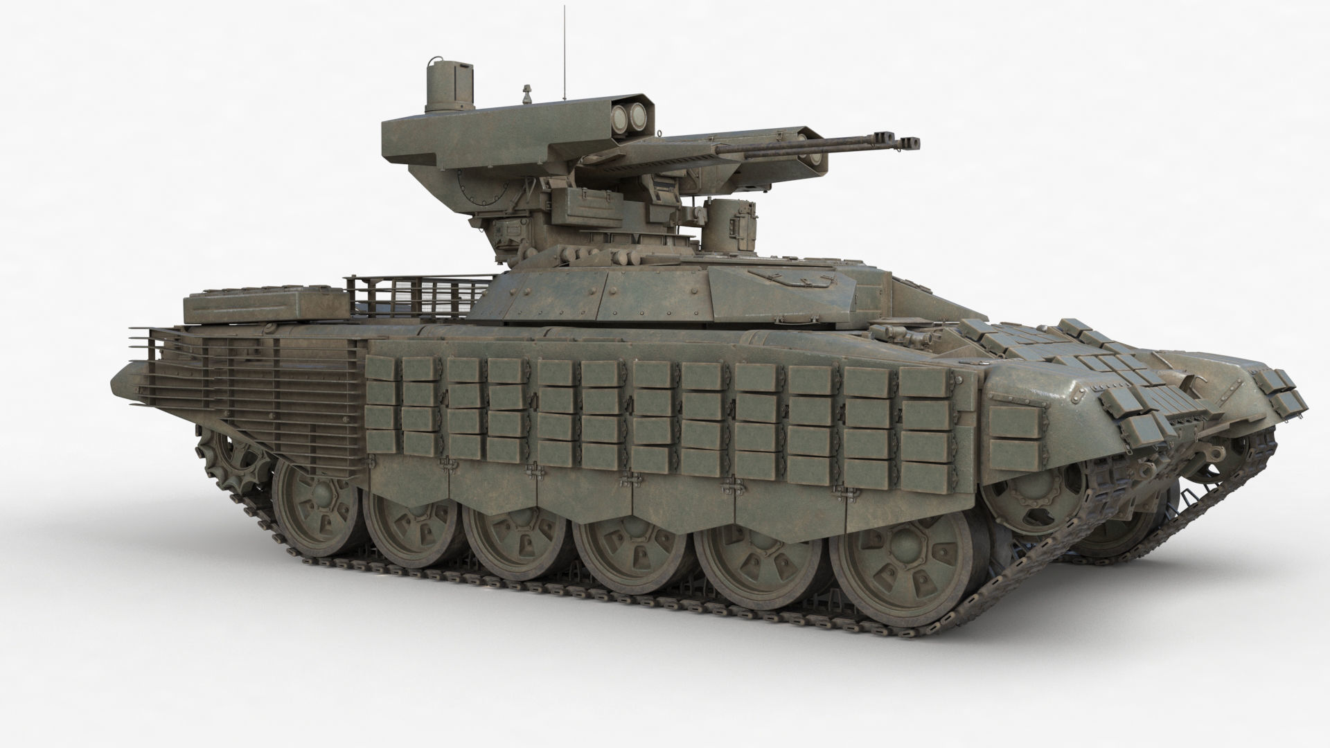Tank Terminator BMPT 72 War 3D model_47