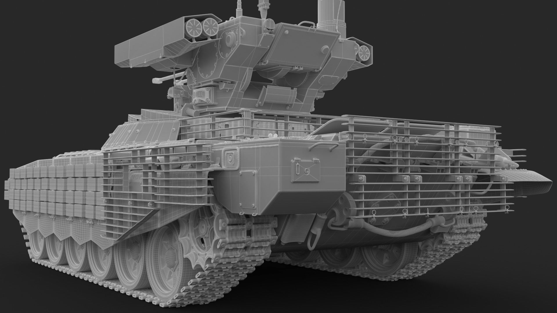Tank Terminator BMPT 72 War 3D model_37