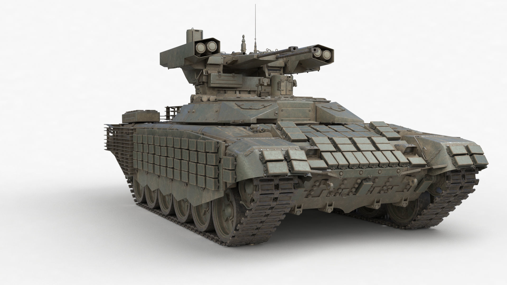Tank Terminator BMPT 72 War 3D model_44