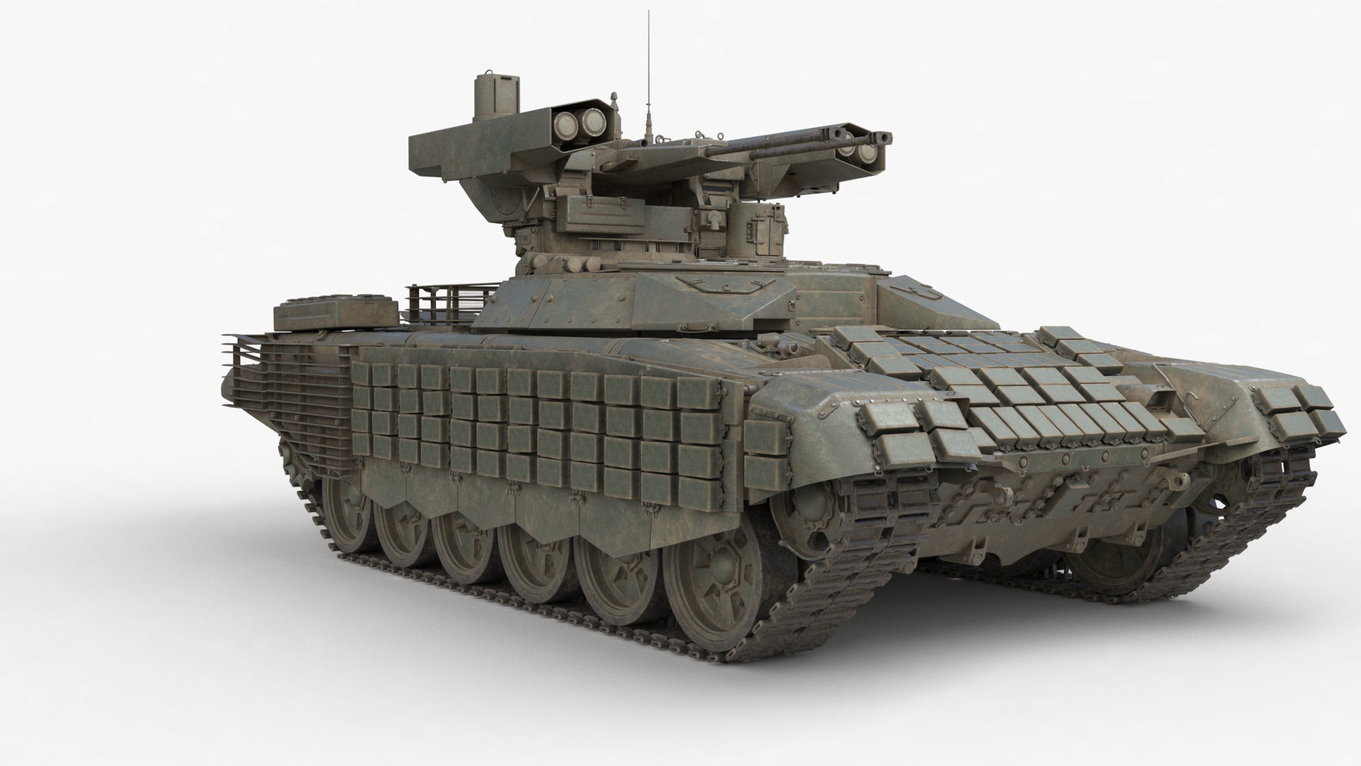Tank Terminator BMPT 72 War 3D model_45
