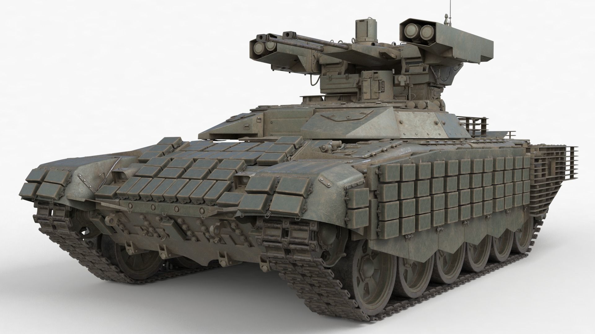 Tank Terminator BMPT 72 War 3D model_23
