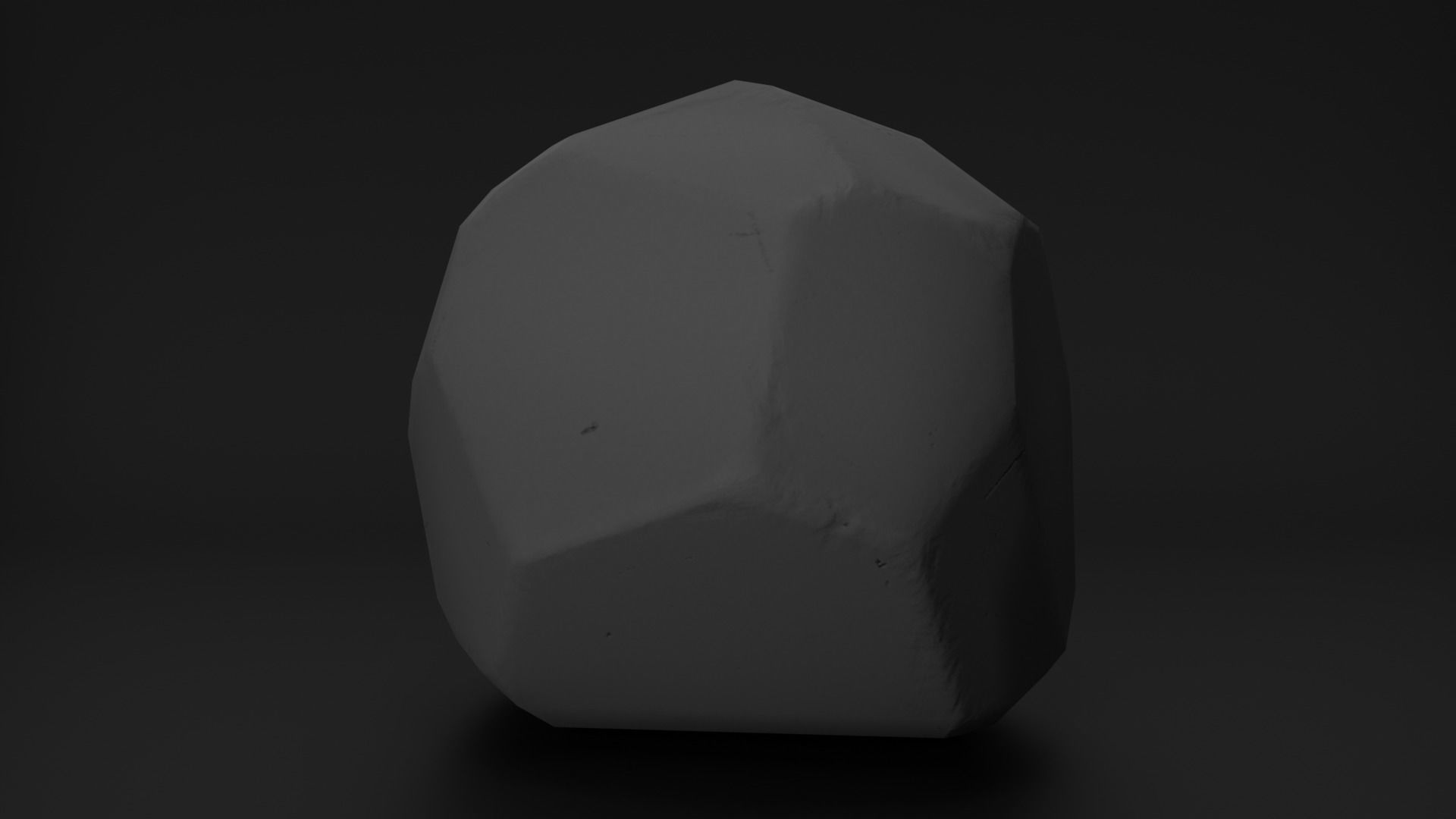 Rocks Low-poly 3D model_3