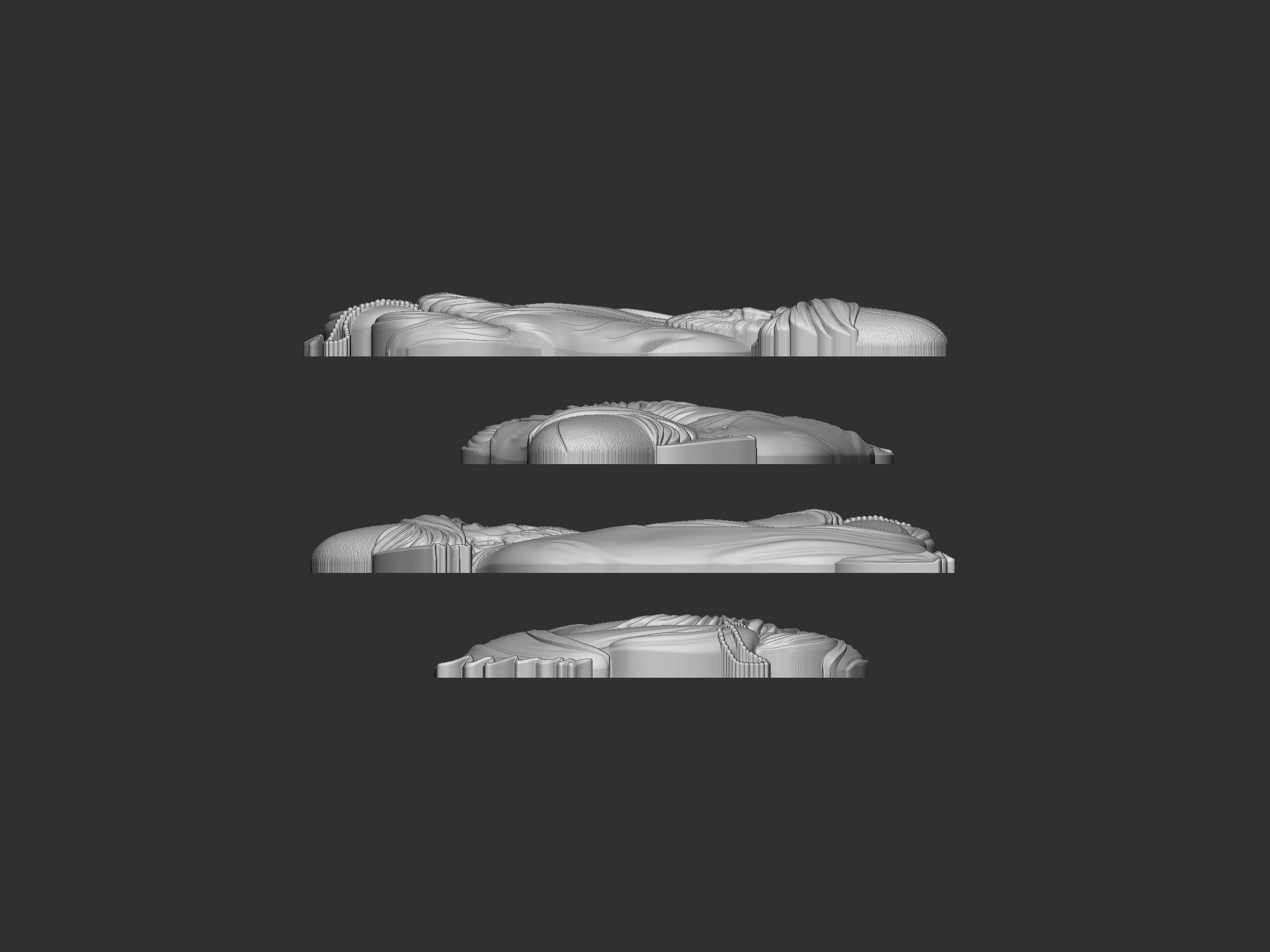 Mevlana Celaleddin-i Rumi Bas Relief 3D print model_6