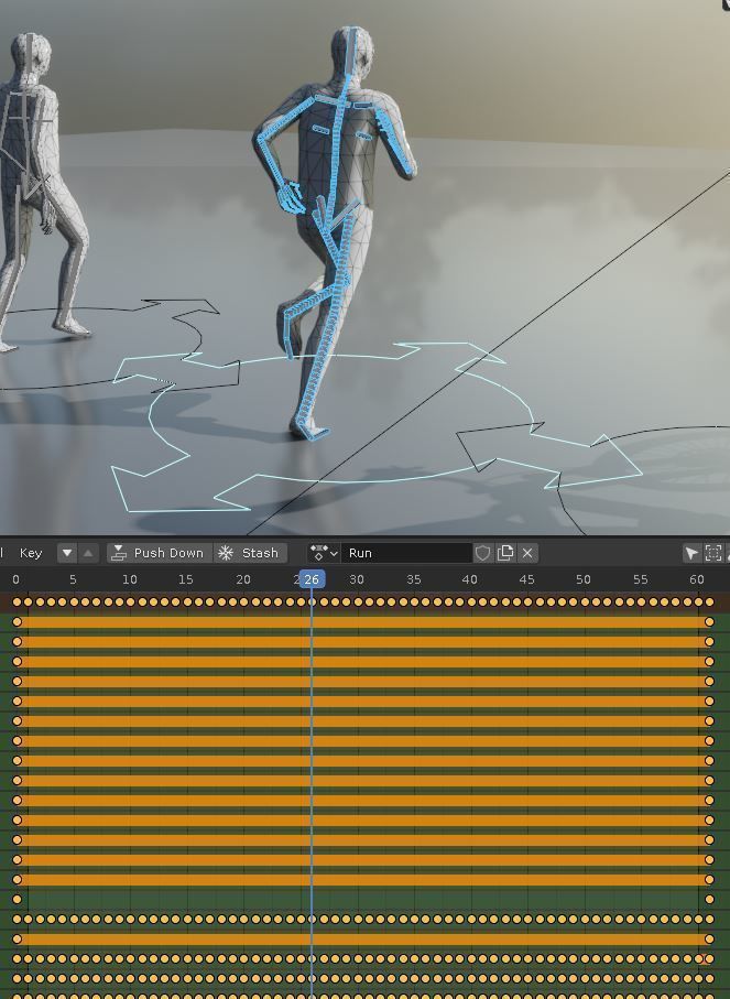 Rigged low-poly e-bike red version with basic cyclist  Low-poly 3D model_18