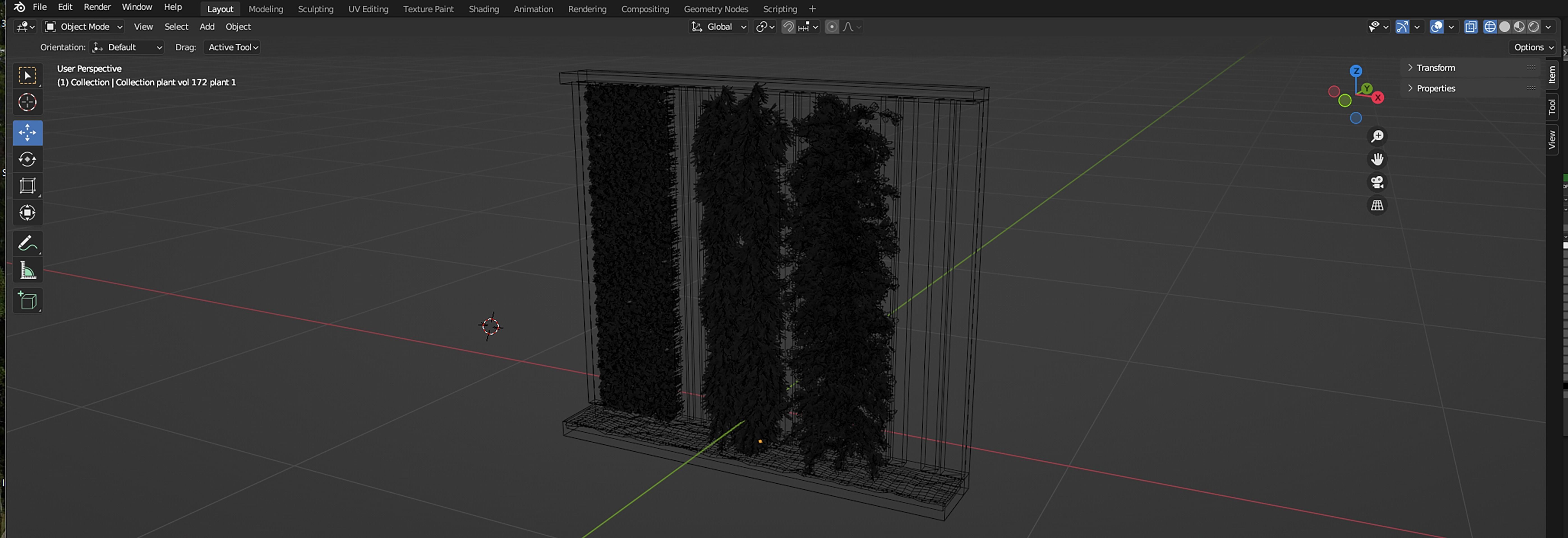 Collection plant vol 172 - blender model  3D model_7