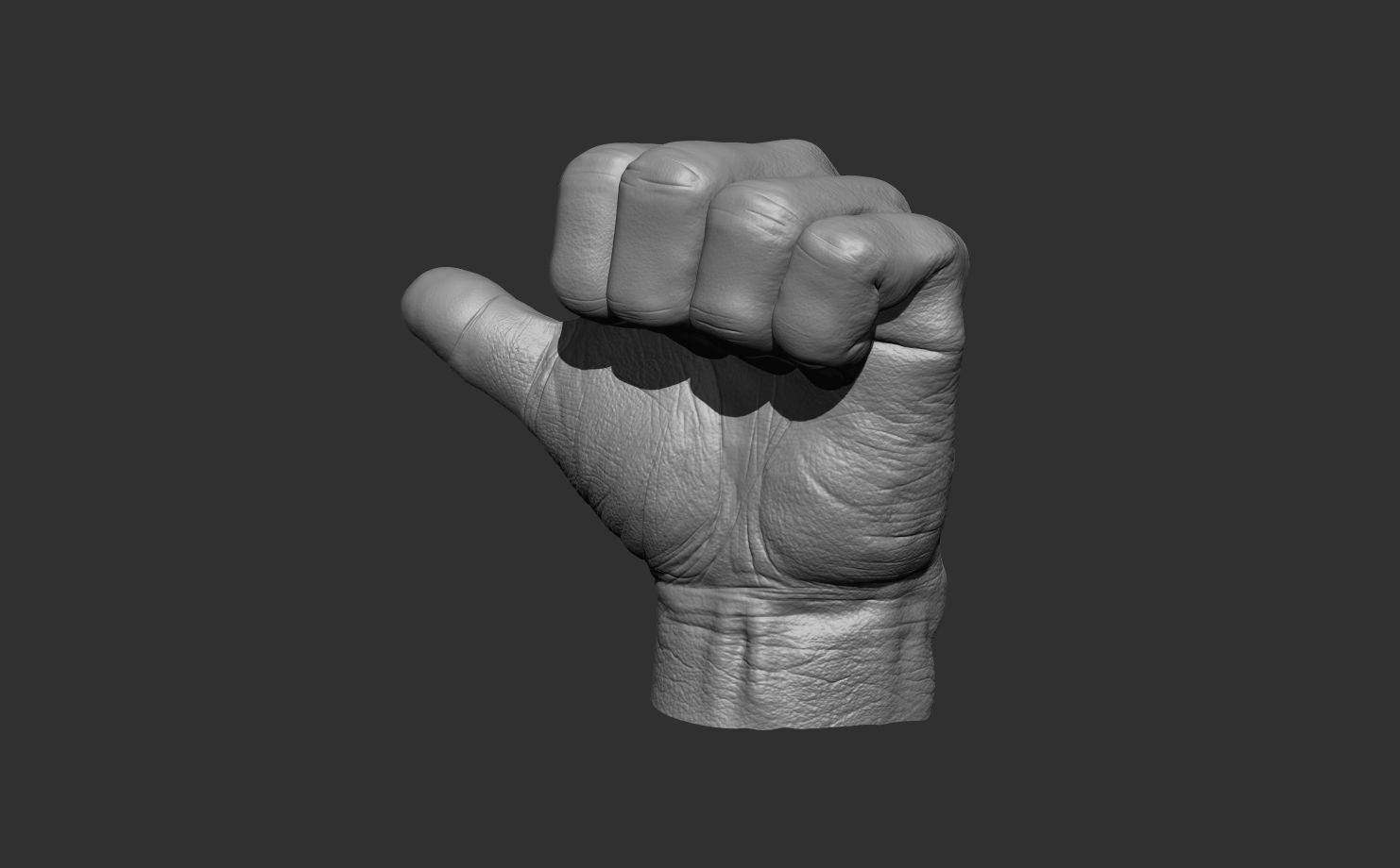 Hand01 3D model_4