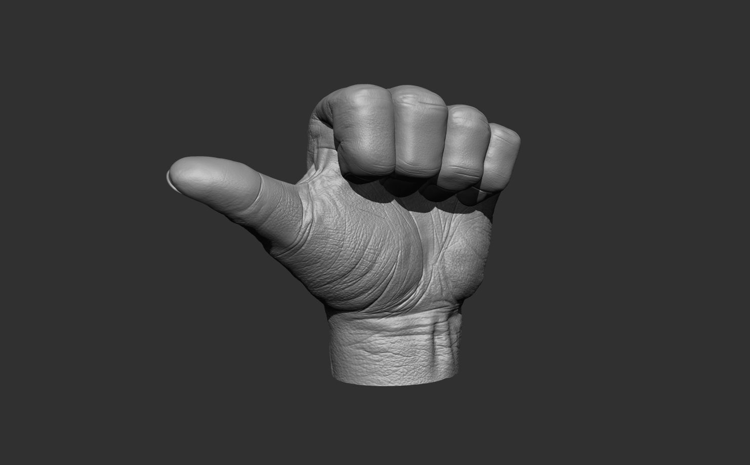Hand01 3D model_1