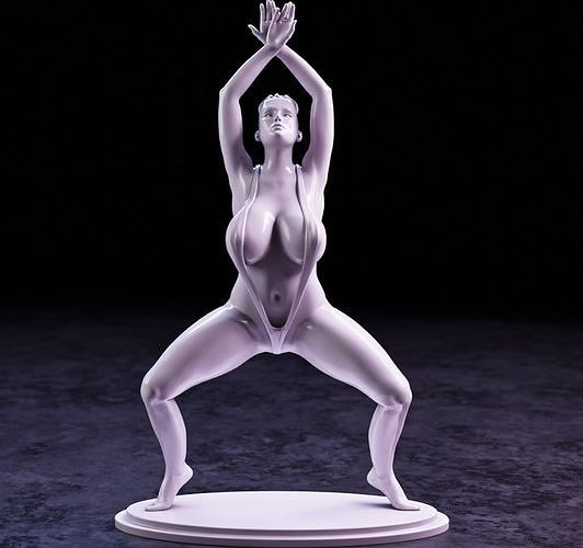Sexy girl 110 3D print model