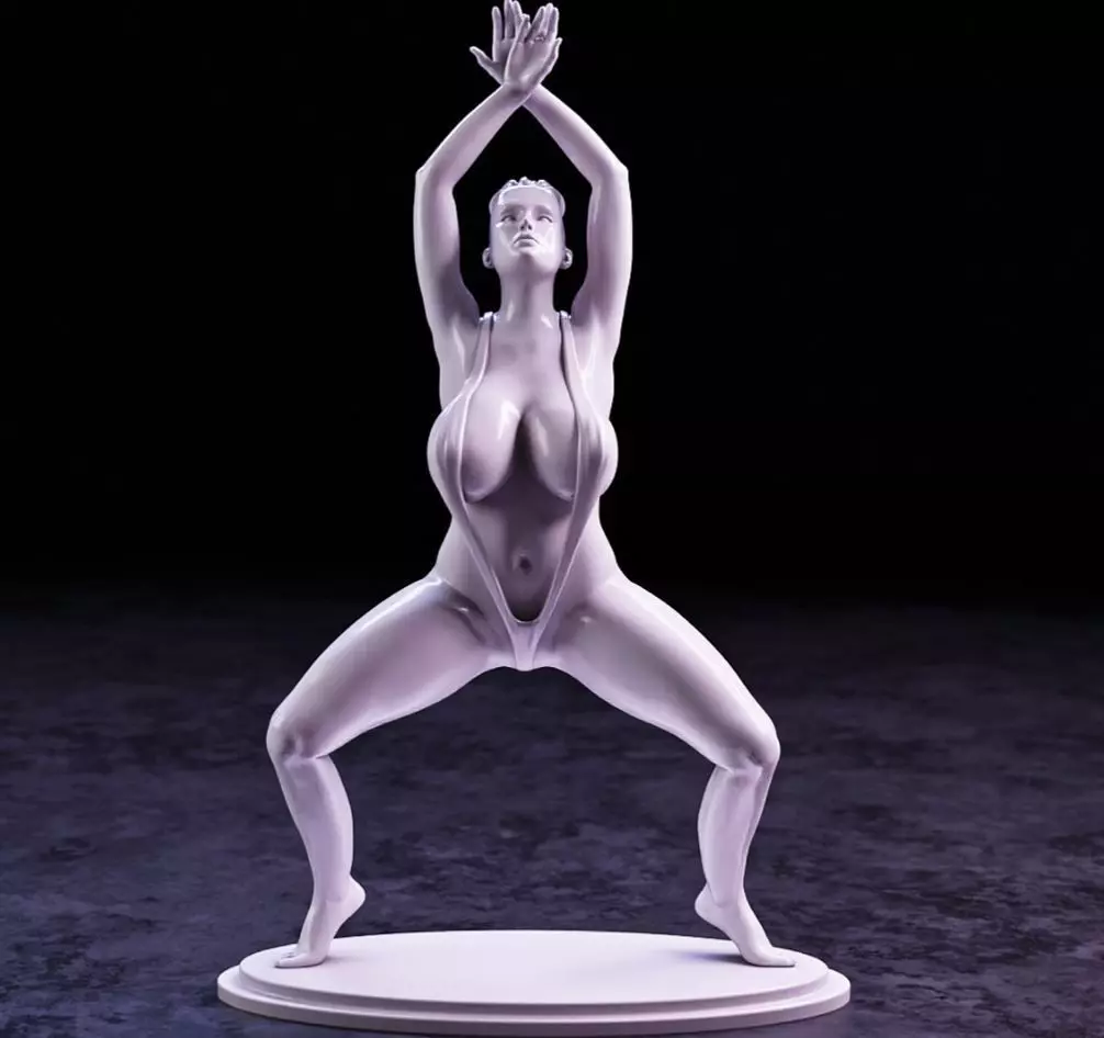 Sexy girl 110 3D print model_0
