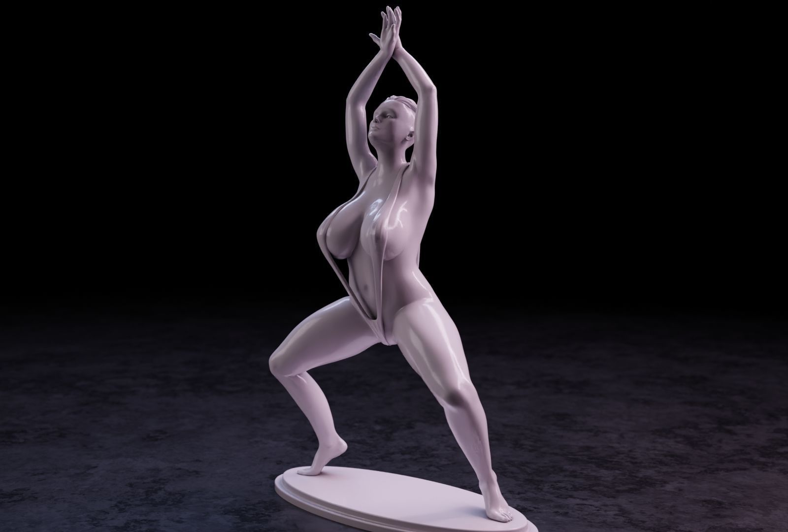 Sexy girl 110 3D print model_5