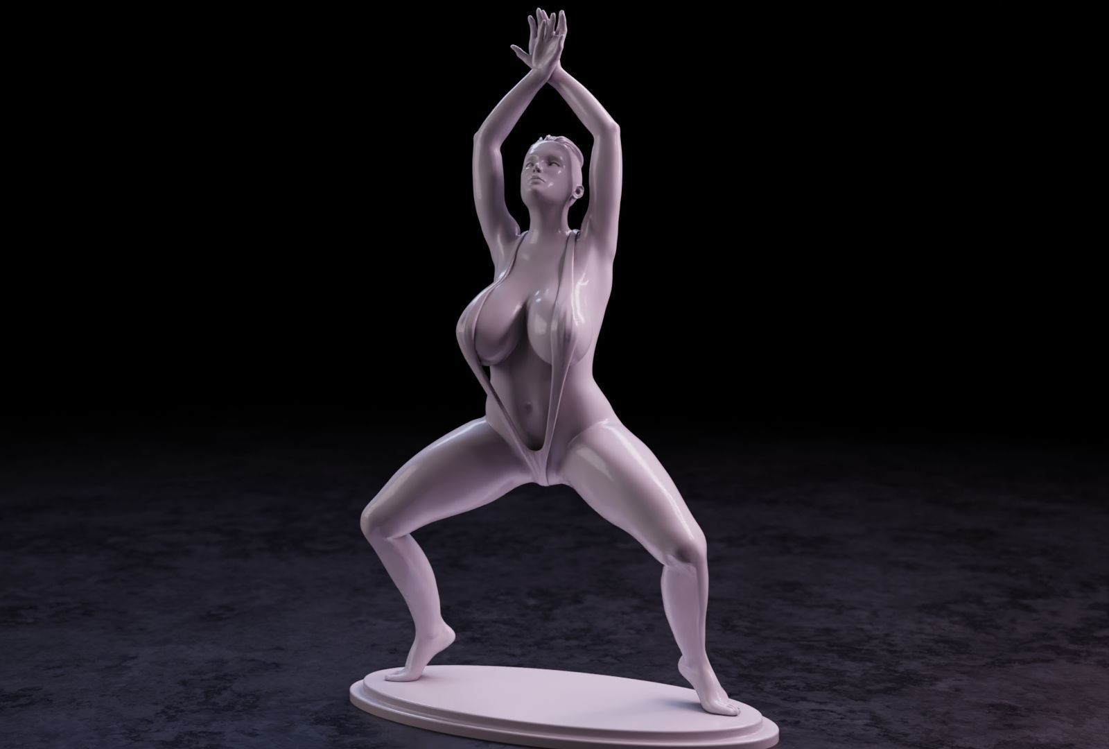 Sexy girl 110 3D print model_3
