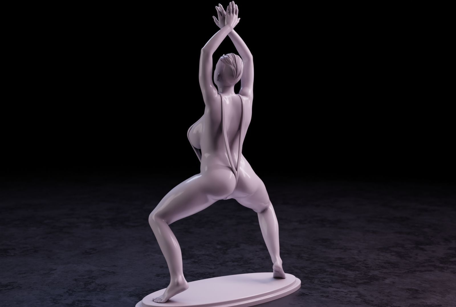 Sexy girl 110 3D print model_16
