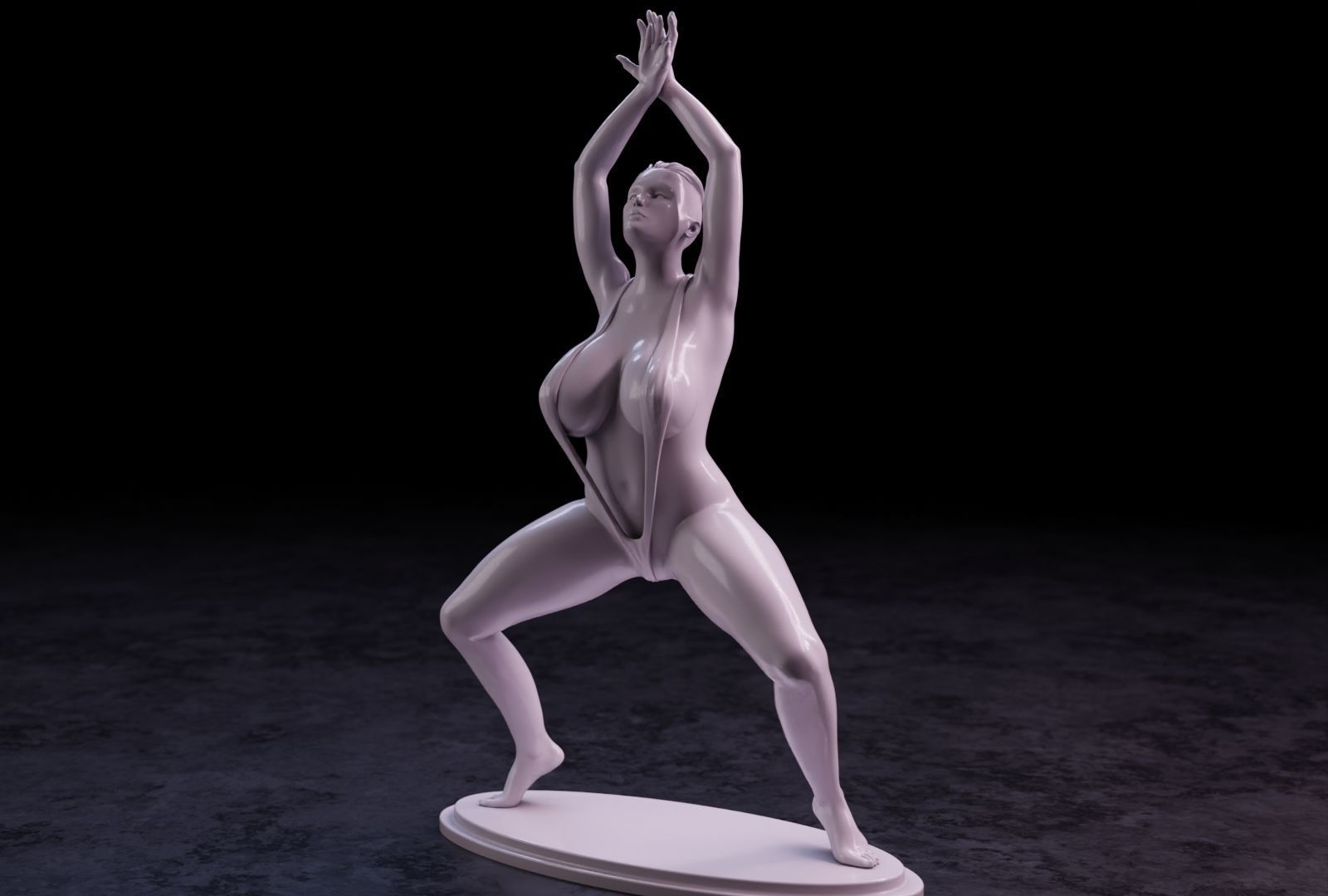 Sexy girl 110 3D print model_4