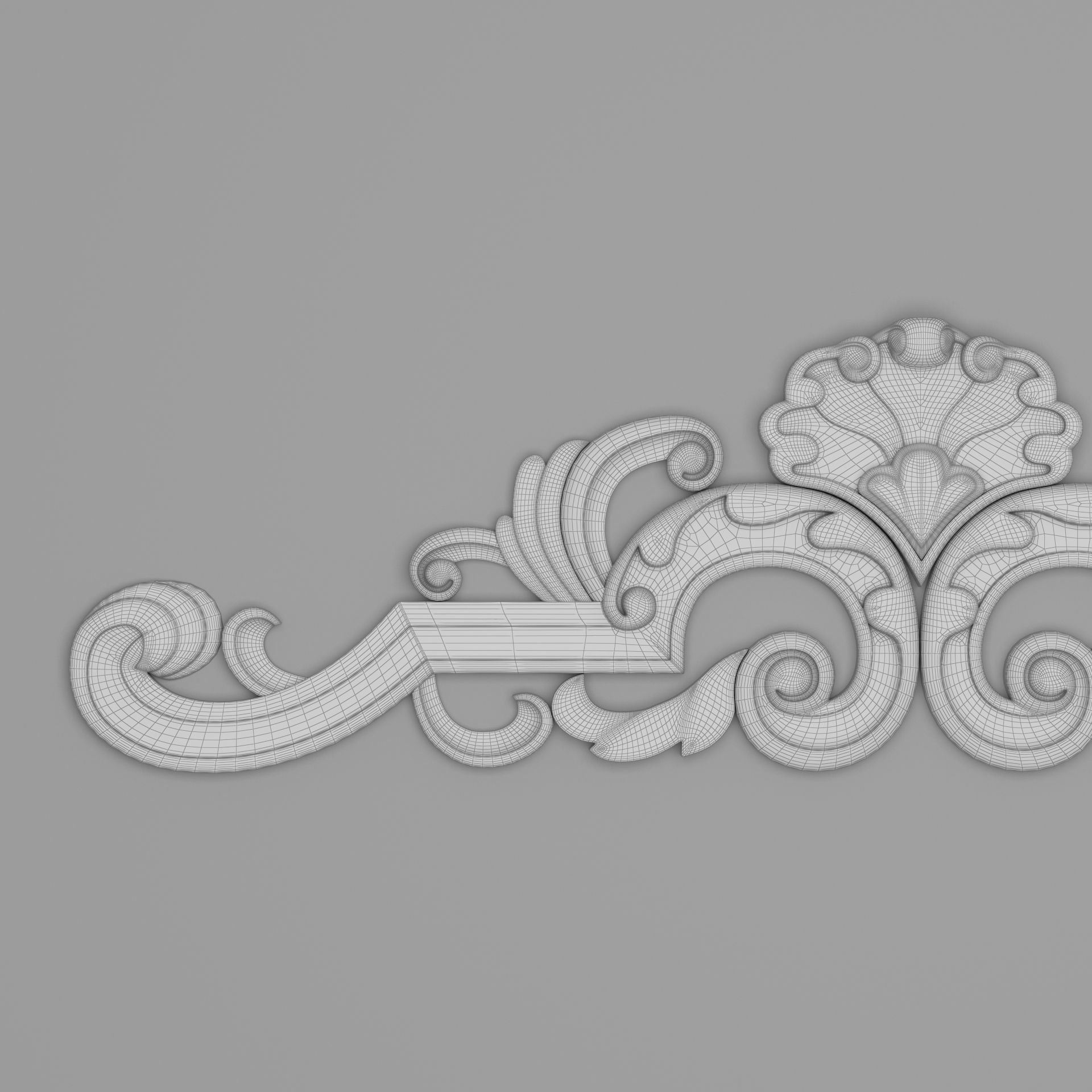 Classic Carved 013 3D model_8