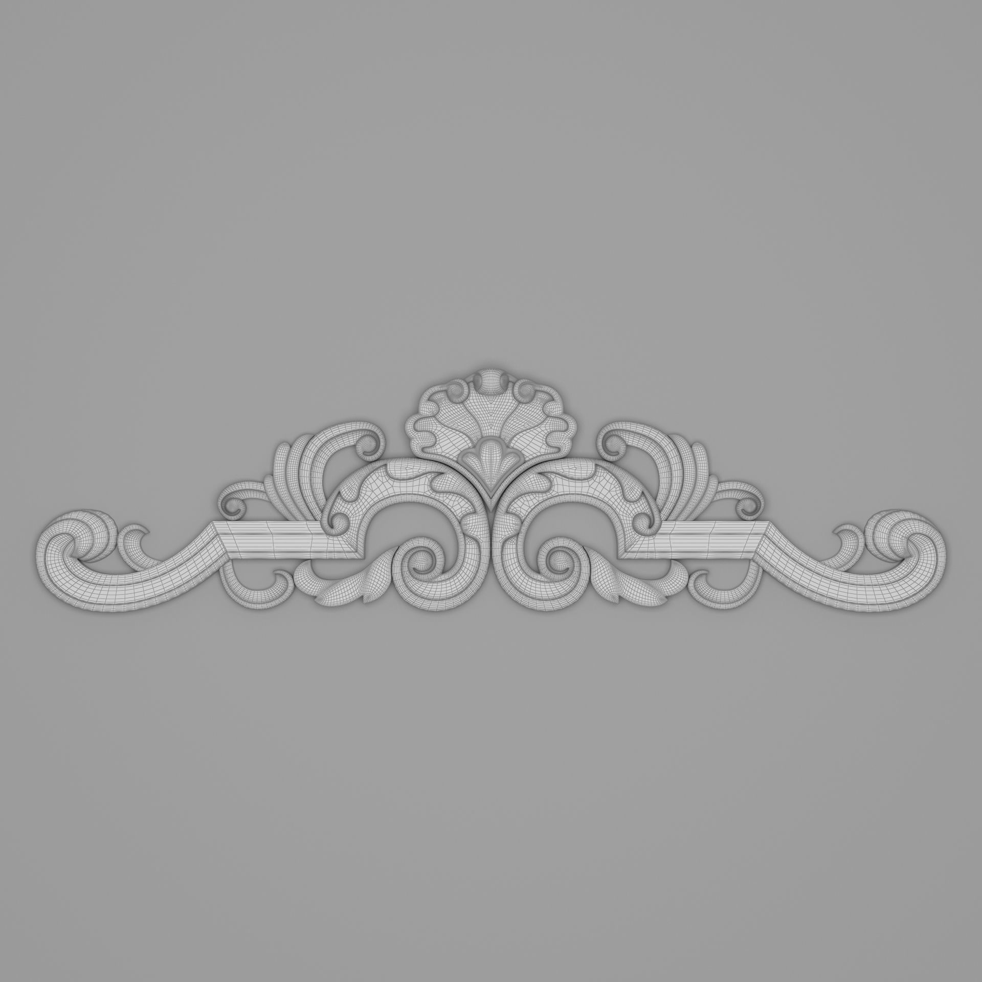 Classic Carved 013 3D model_6